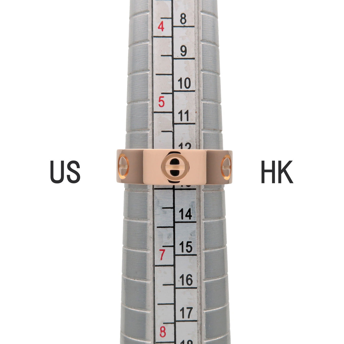 Cartier Love Ring K18 750PG Rose Gold #51 US5.5 EU51 HK12