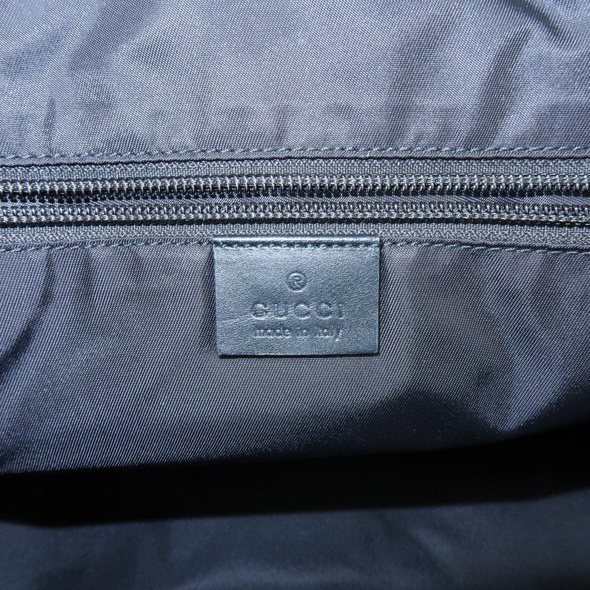 GUCCI Sherry Canvas Leather 2Way Bag Tote Bag Shoulder Bag Black 359261
