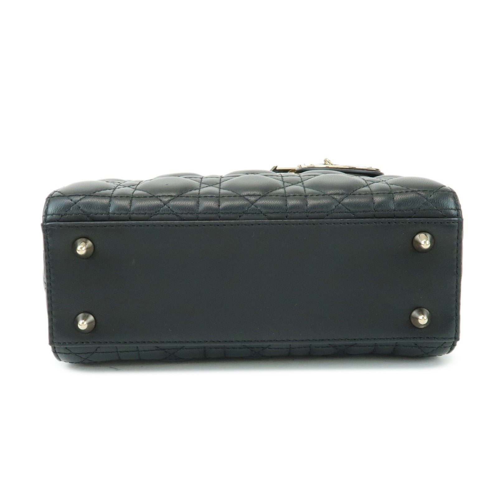 Christian Dior Lady Dior My ABCDior Cannage Lamb Skin 2Way Bag