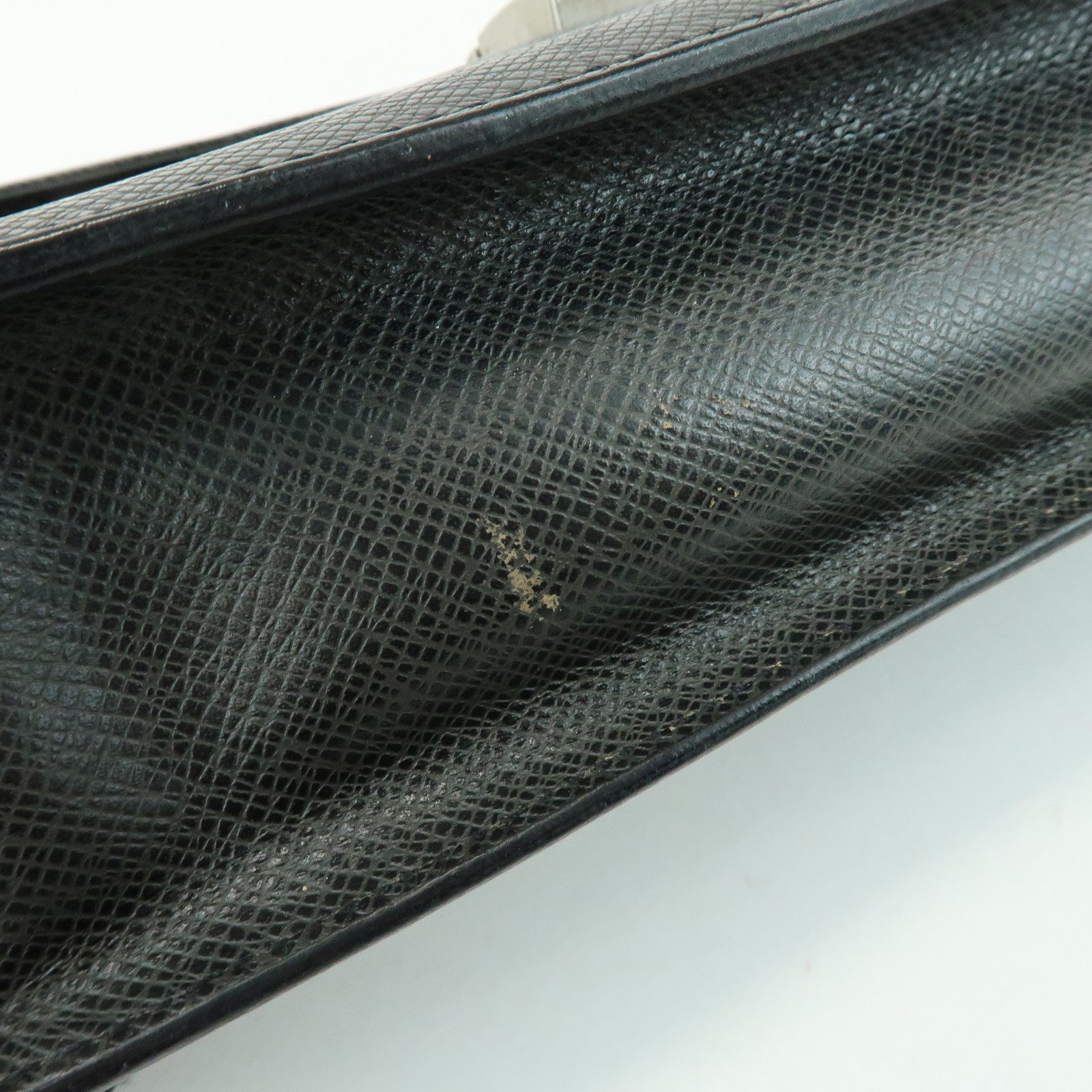Louis Vuitton Taiga Leather Selenga Clutch Bag Ardoise M30782