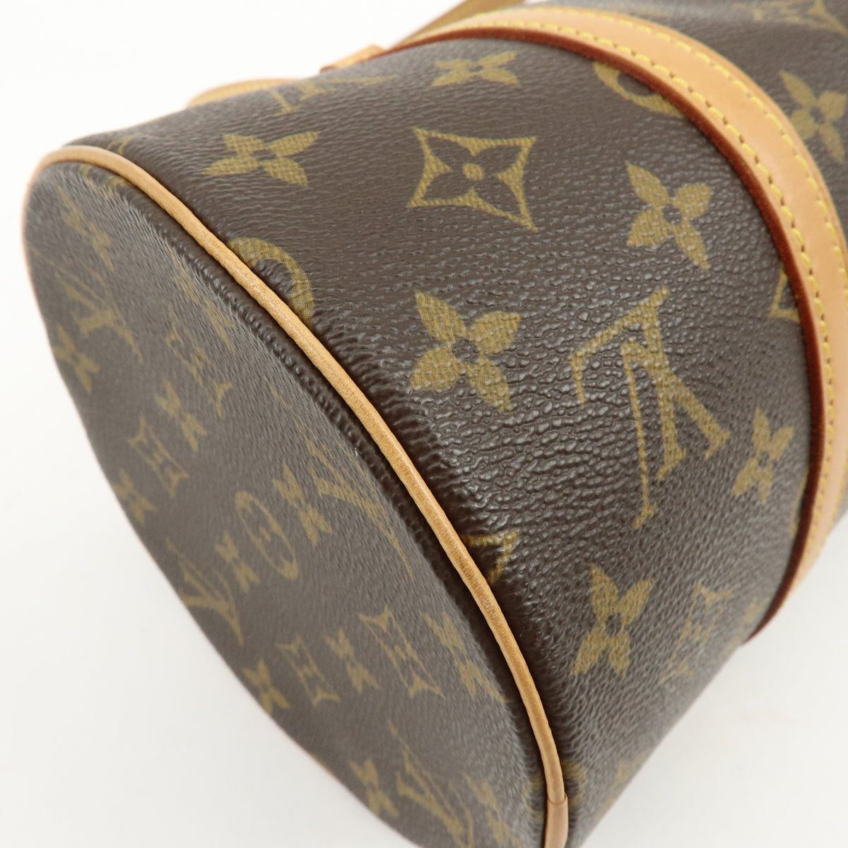 Louis Vuitton Monogram Papillon 30 Hand Bag Brown M51385