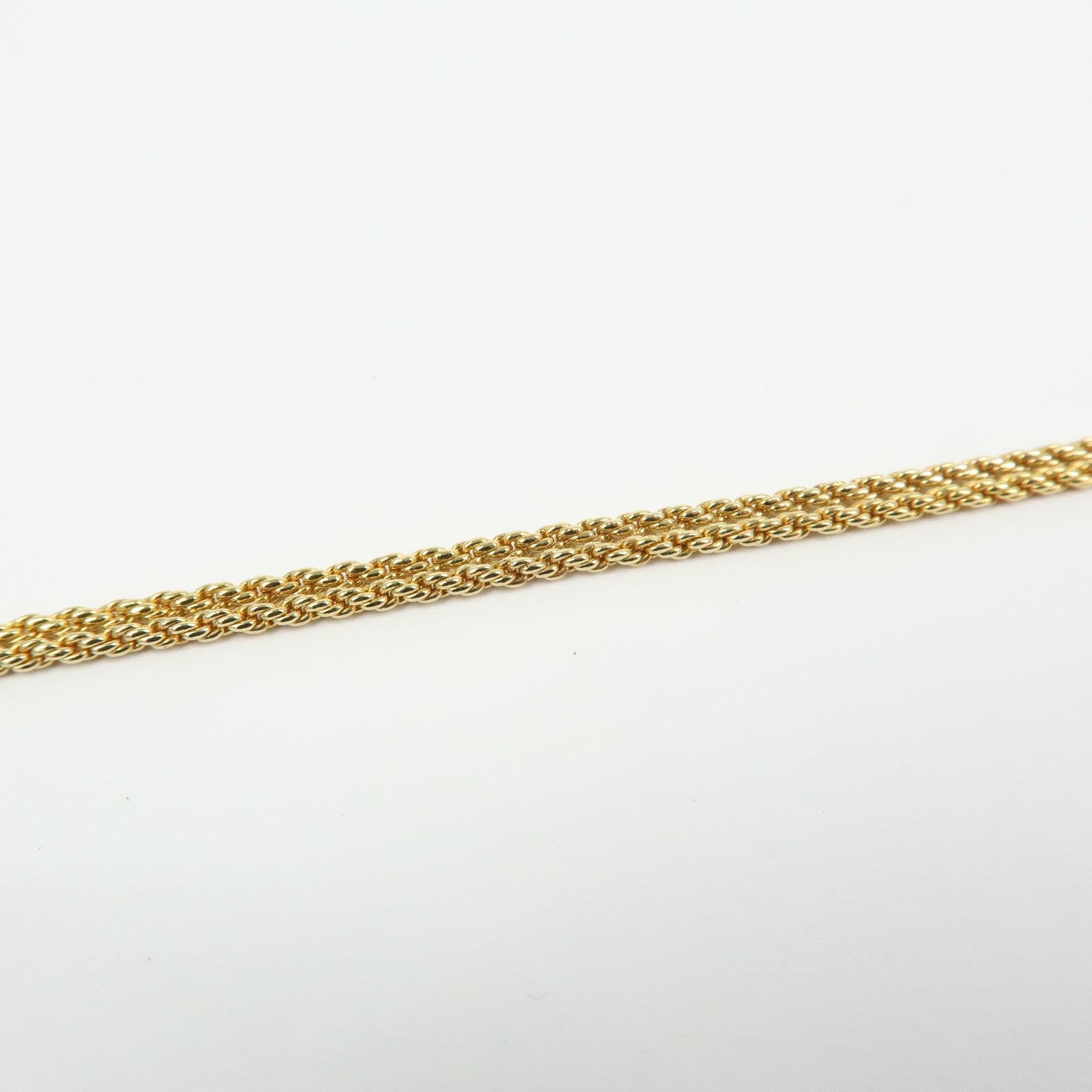 Christian Dior CD Logo Metal Necklace Choker Gold