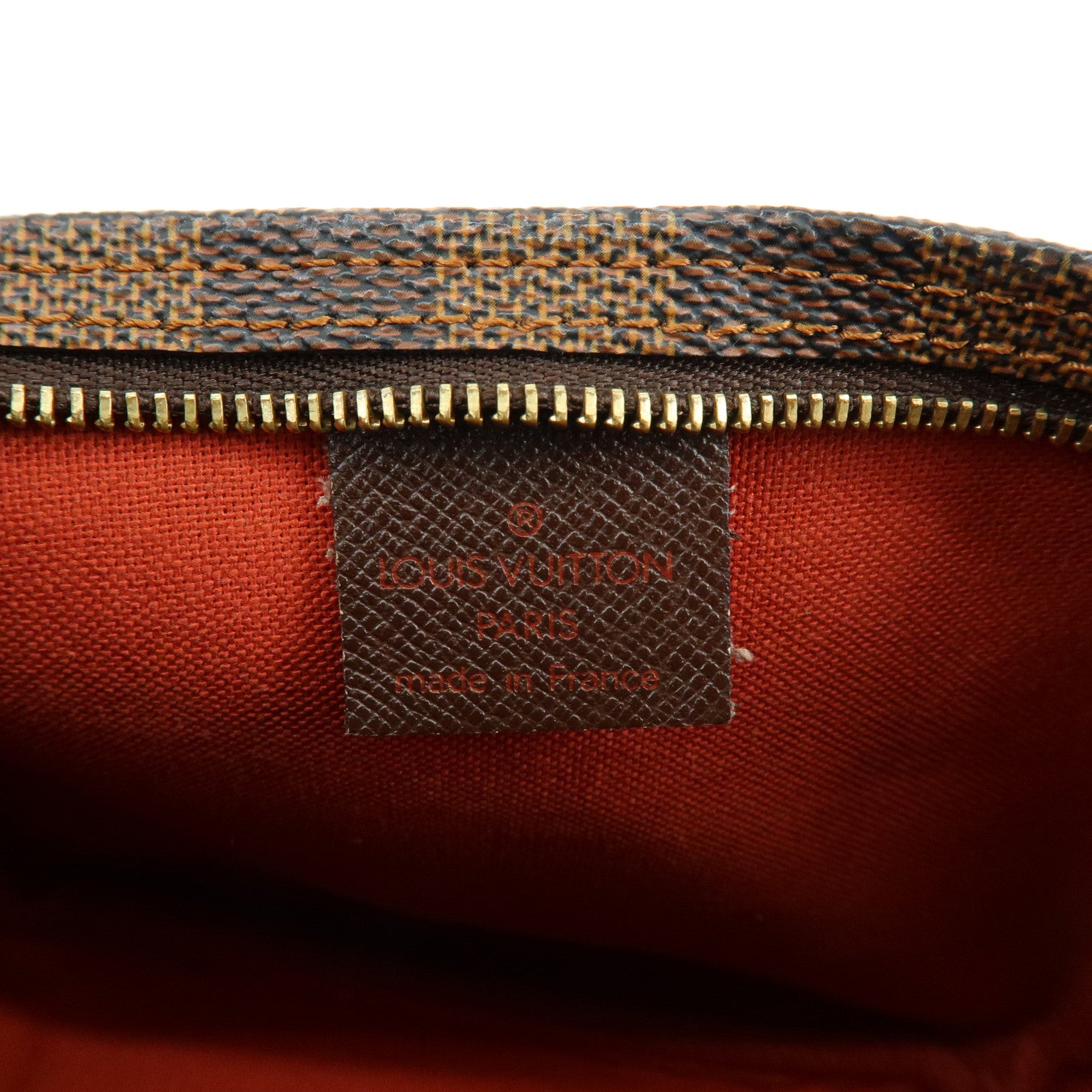 Louis Vuitton Damier Trousse Makeup Accessory Pouch Brown N51982 Lot