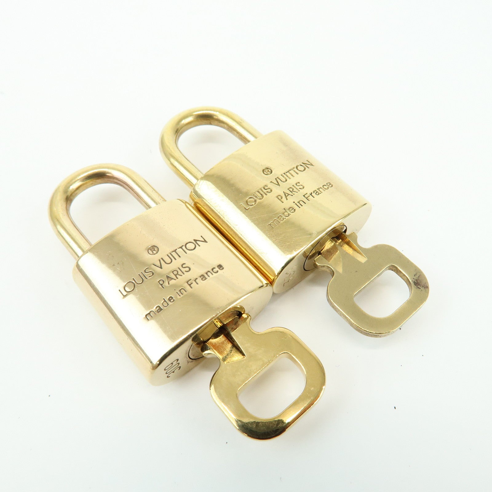 Louis Vuitton Set of 10 Lock & Key Cadena Key Lock
