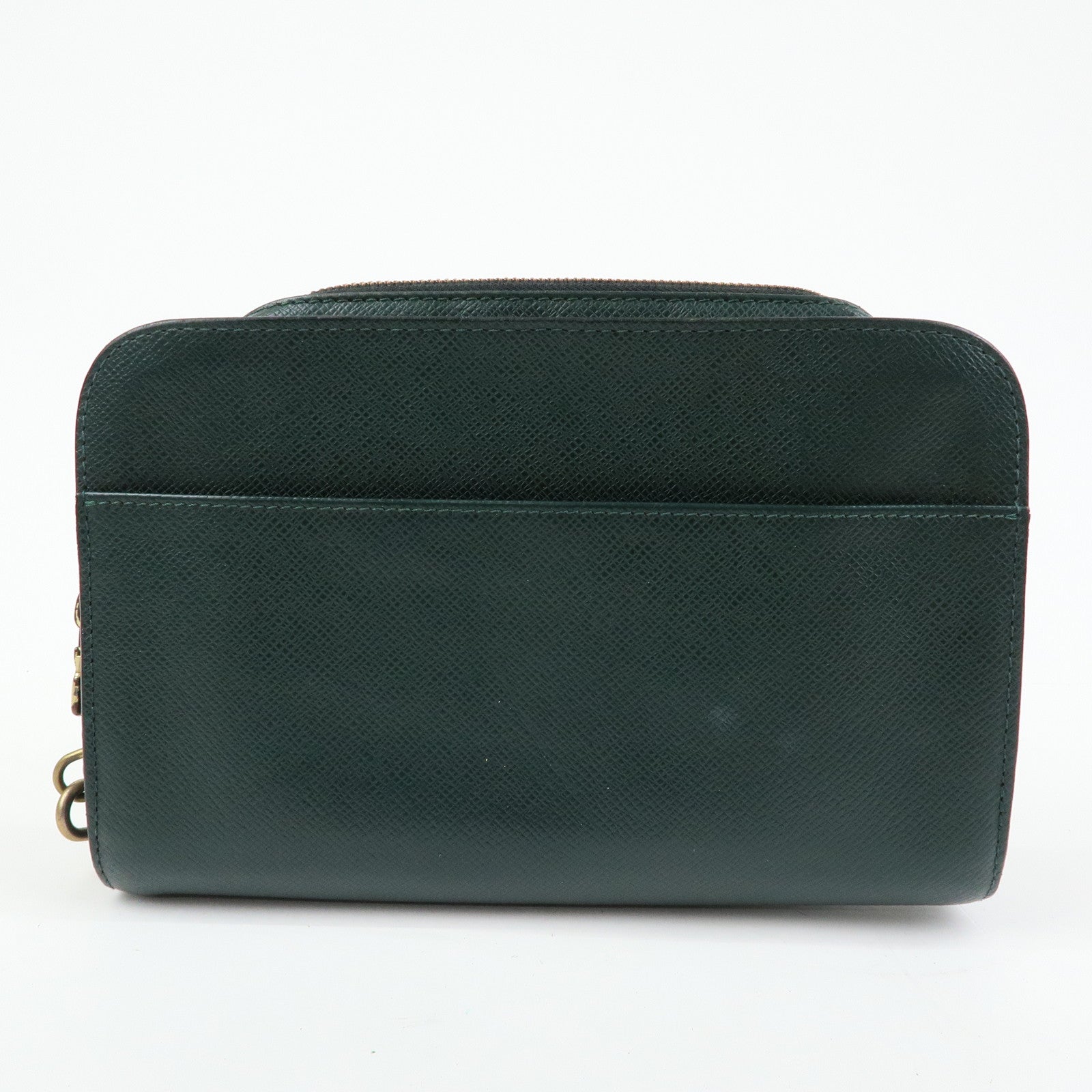 Louis Vuitton Taiga Baikal Clutch Bag Pouch Epicea M30184