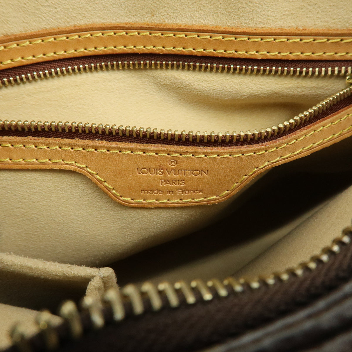 Louis Vuitton Monogram Looping MM Canvas Shoulder Bag Hand Bag M51146