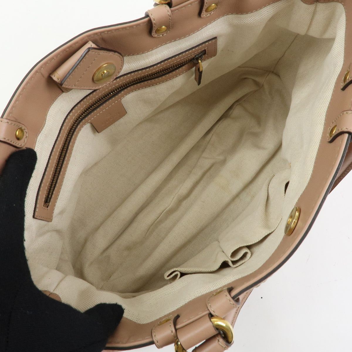 GUCCI Scarlett Guccissima Leather Tote Bag Hand Bag Pink 269953