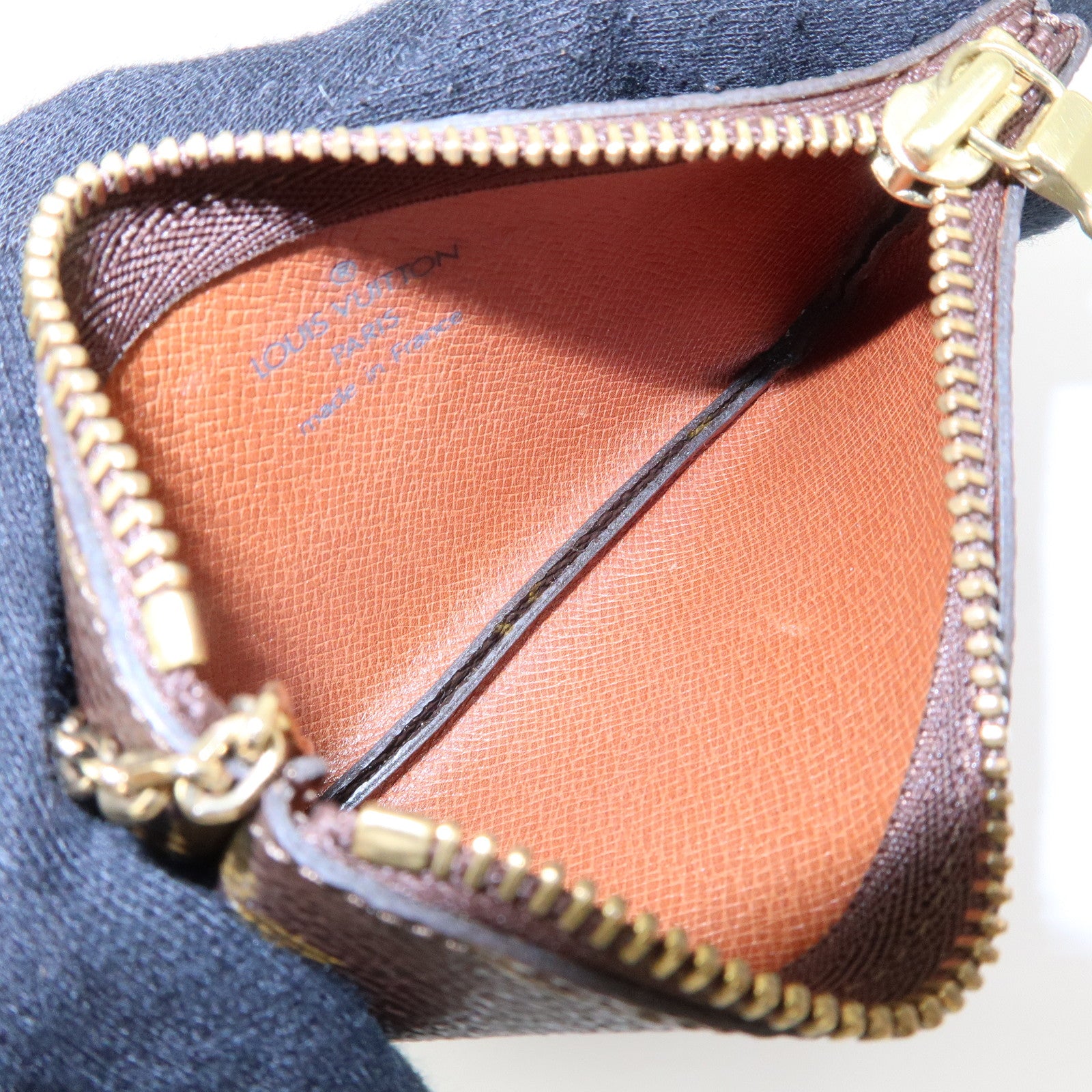 Louis Vuitton Monogram Pochette Cles Coin Case Key Case M62650