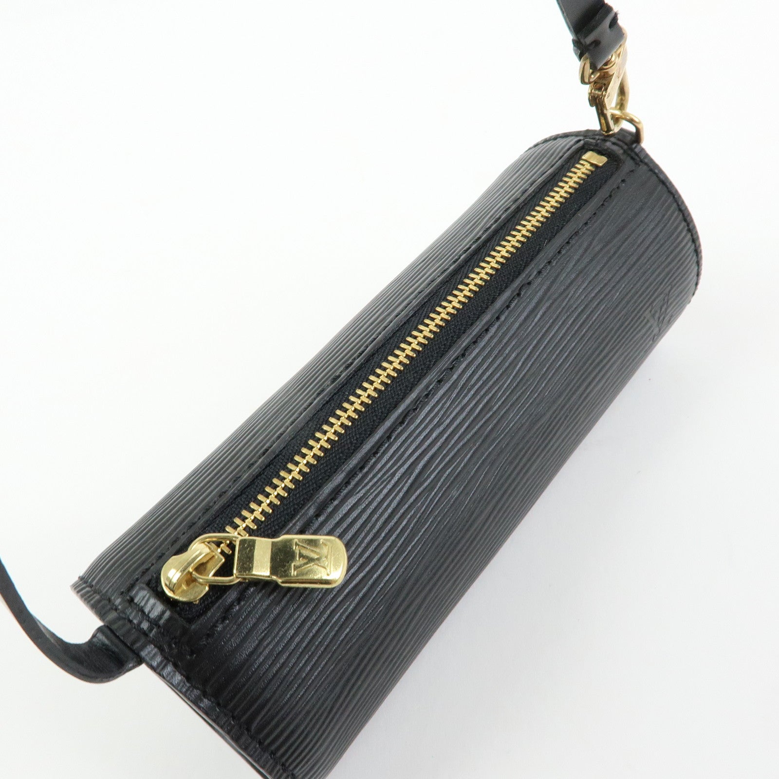 Louis Vuitton Epi Leather Mini Pouch for Papillon Bag Noir Black