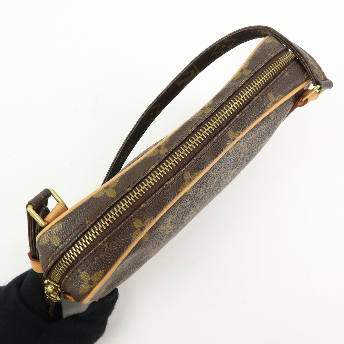 Louis Vuitton Monogram Pochette Marly Bandouliere Bag Brown M51828