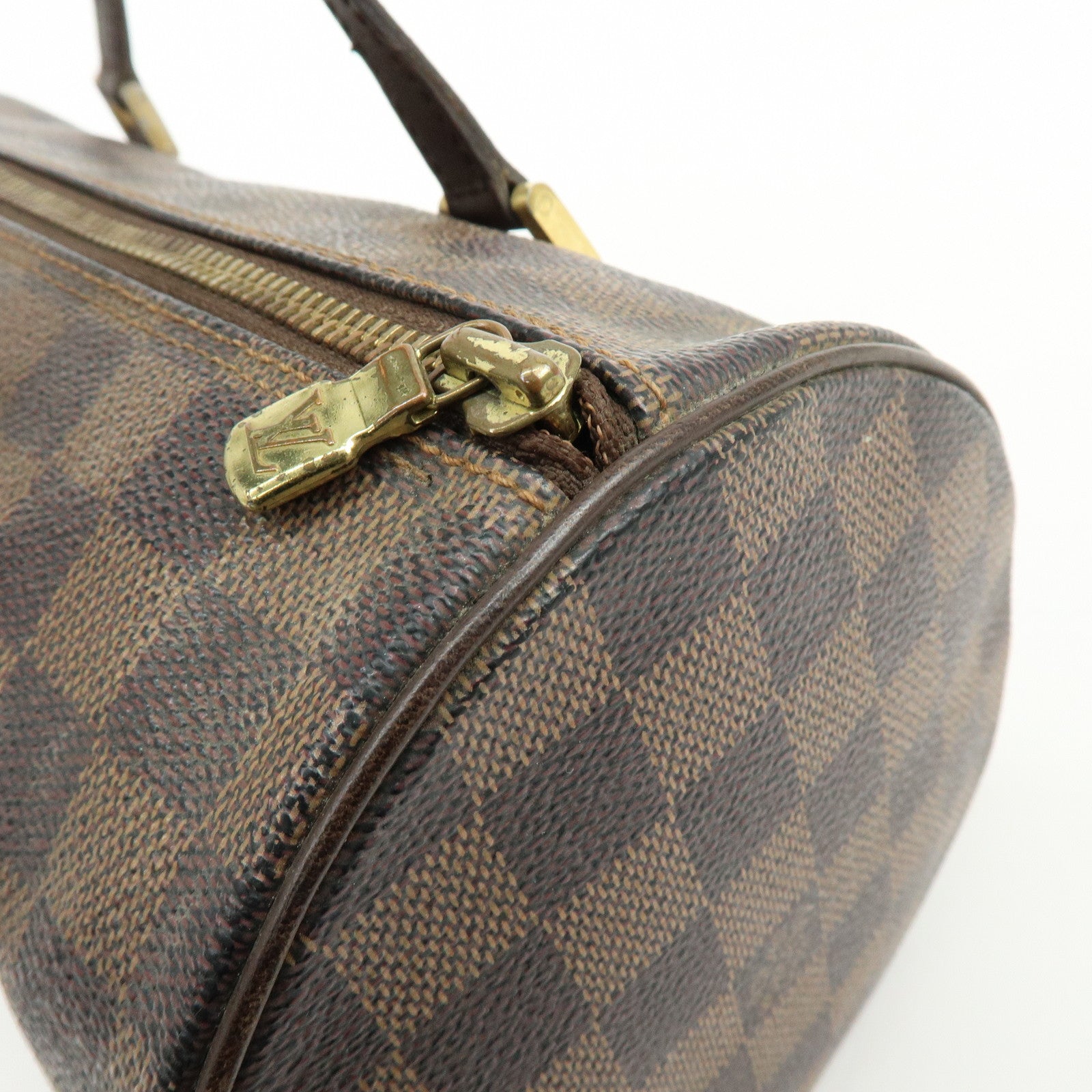 Louis Vuitton Damier Ebene Papillon 30 Hand Bag Brown N51303