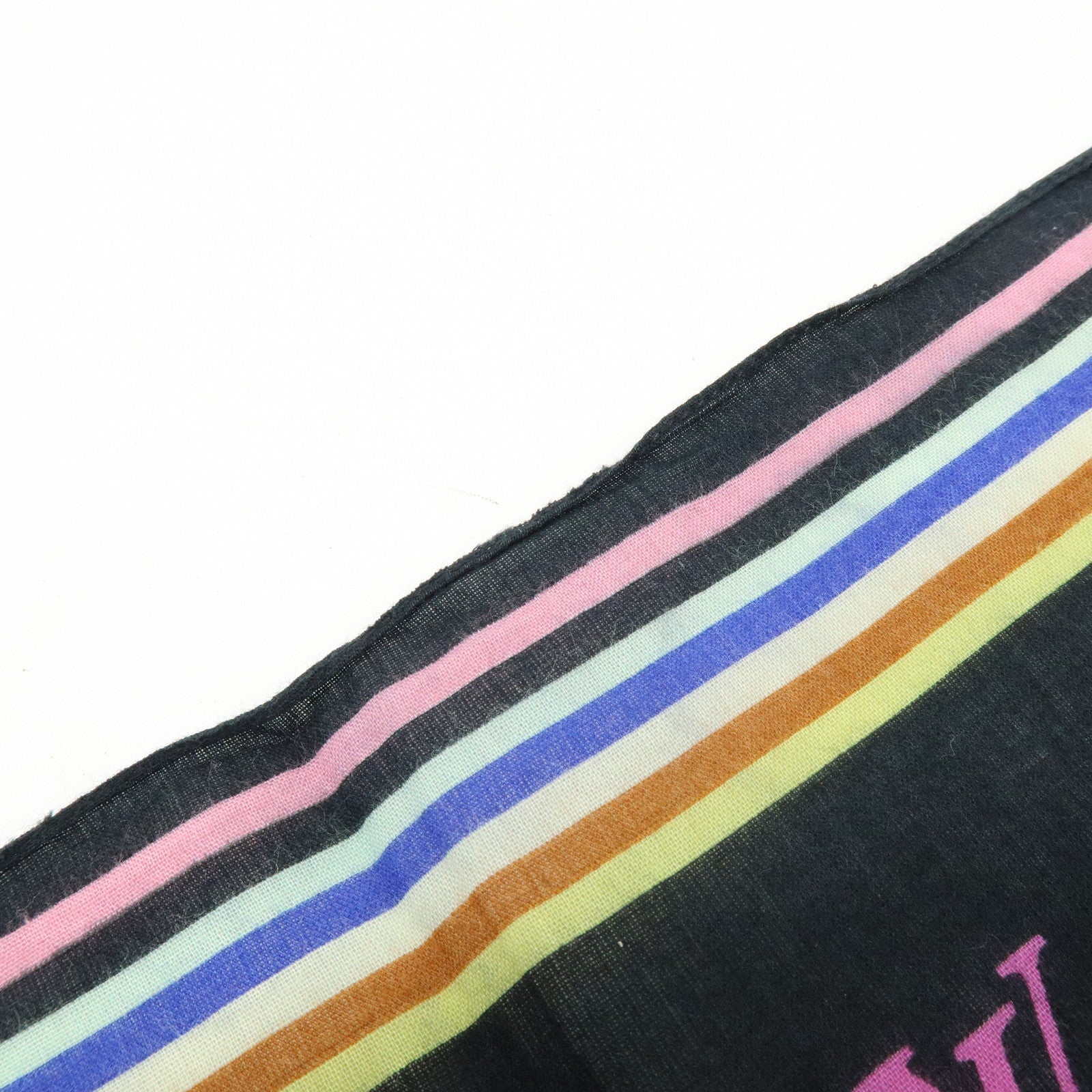 Louis Vuitton Monogram Multicolor Cotton 100% Handkerchief M71912