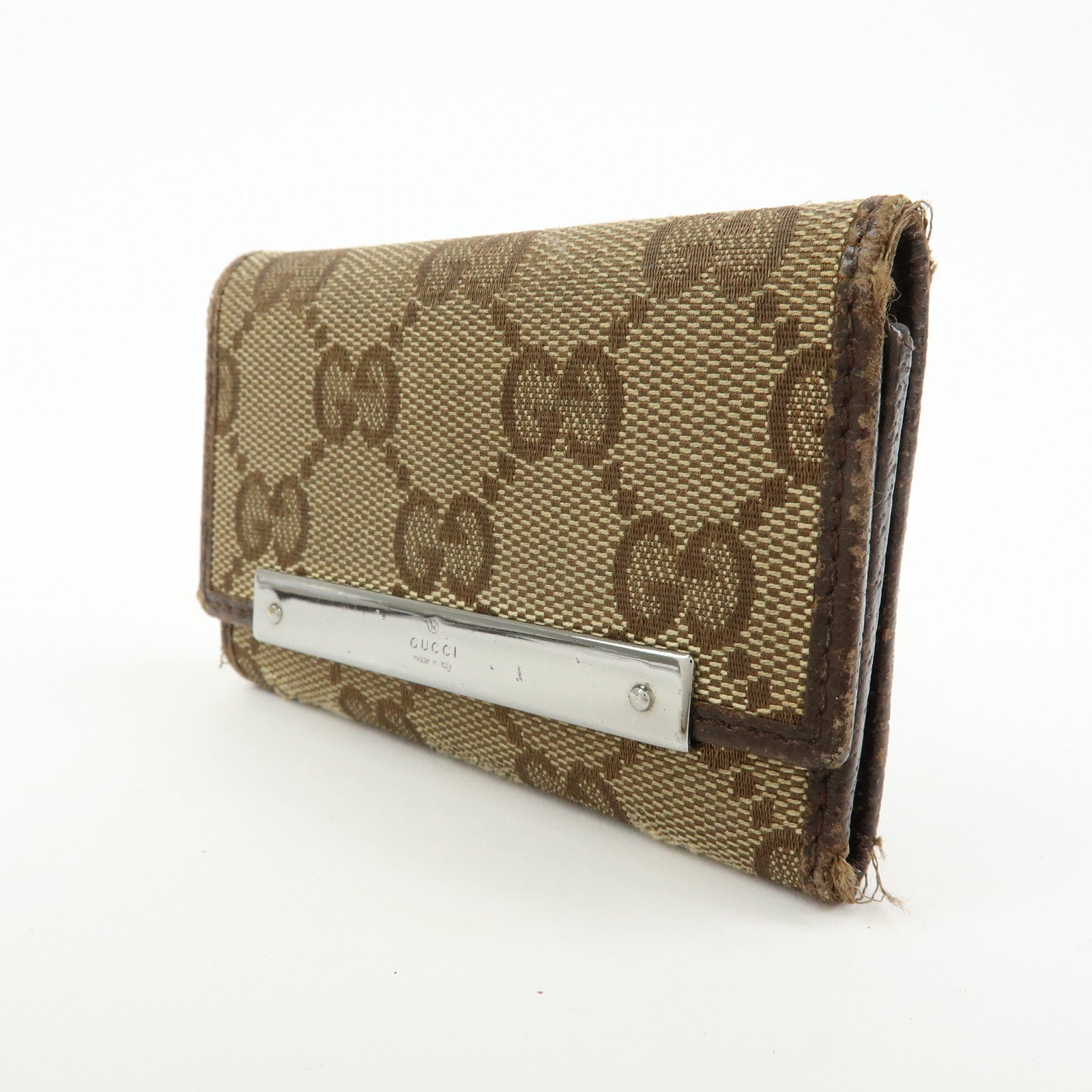 GUCCI Set of 2 Interlocking G Wallet Key Case 212110 27048 04564