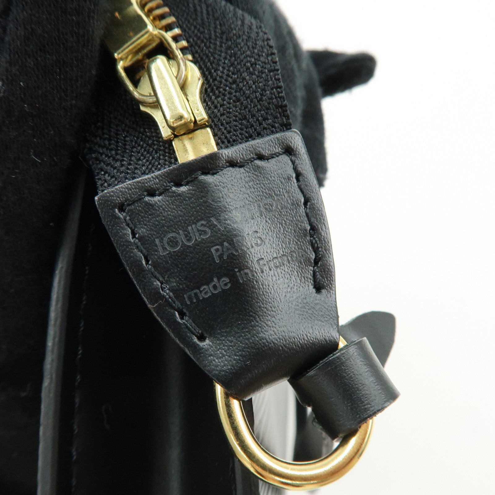 Louis Vuitton Epi Pochette Accessoires Clutch Bag Hand Bag Noir M52942