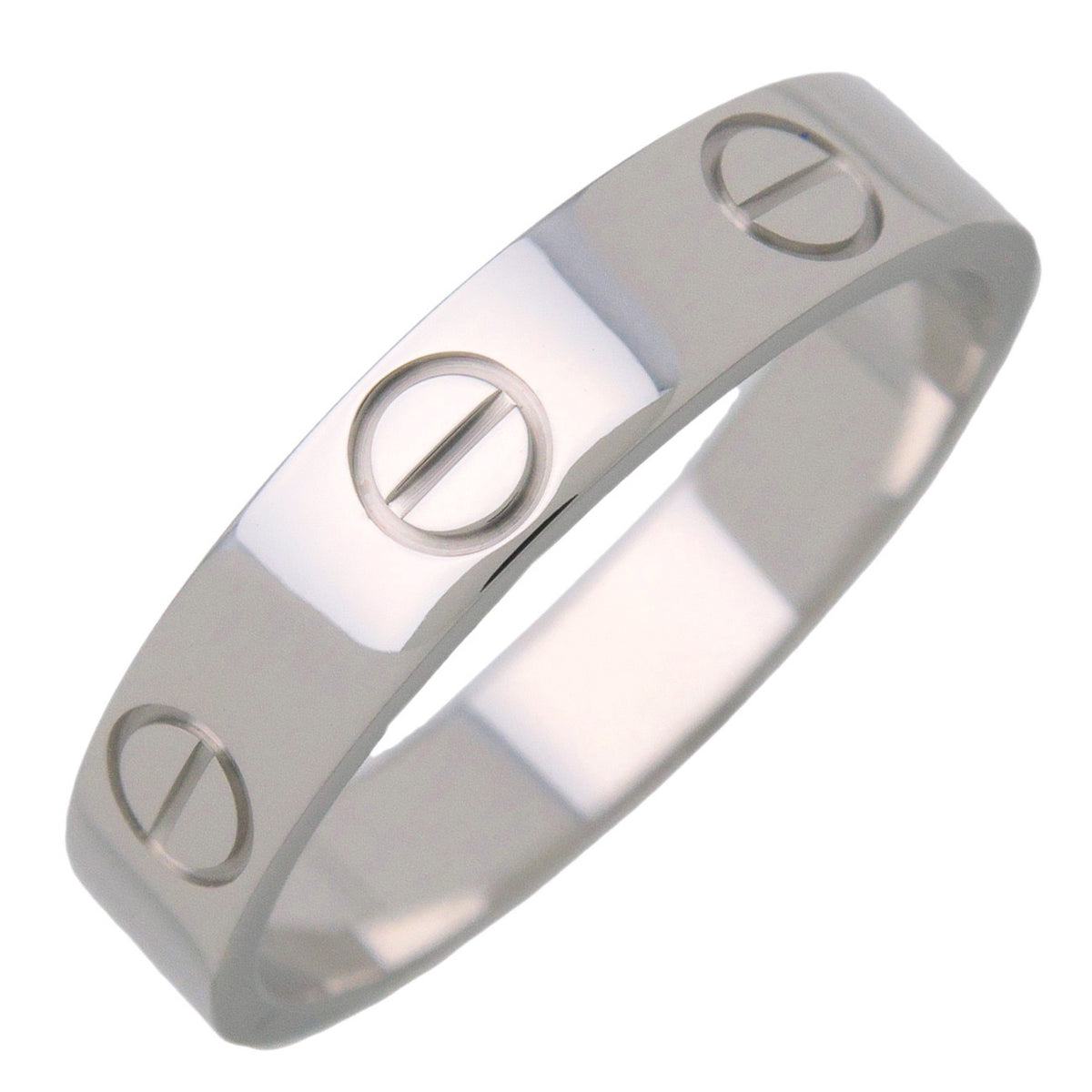 Cartier Mini Love Ring K18 750WG White Gold #49 US5 EU49 HK10.5