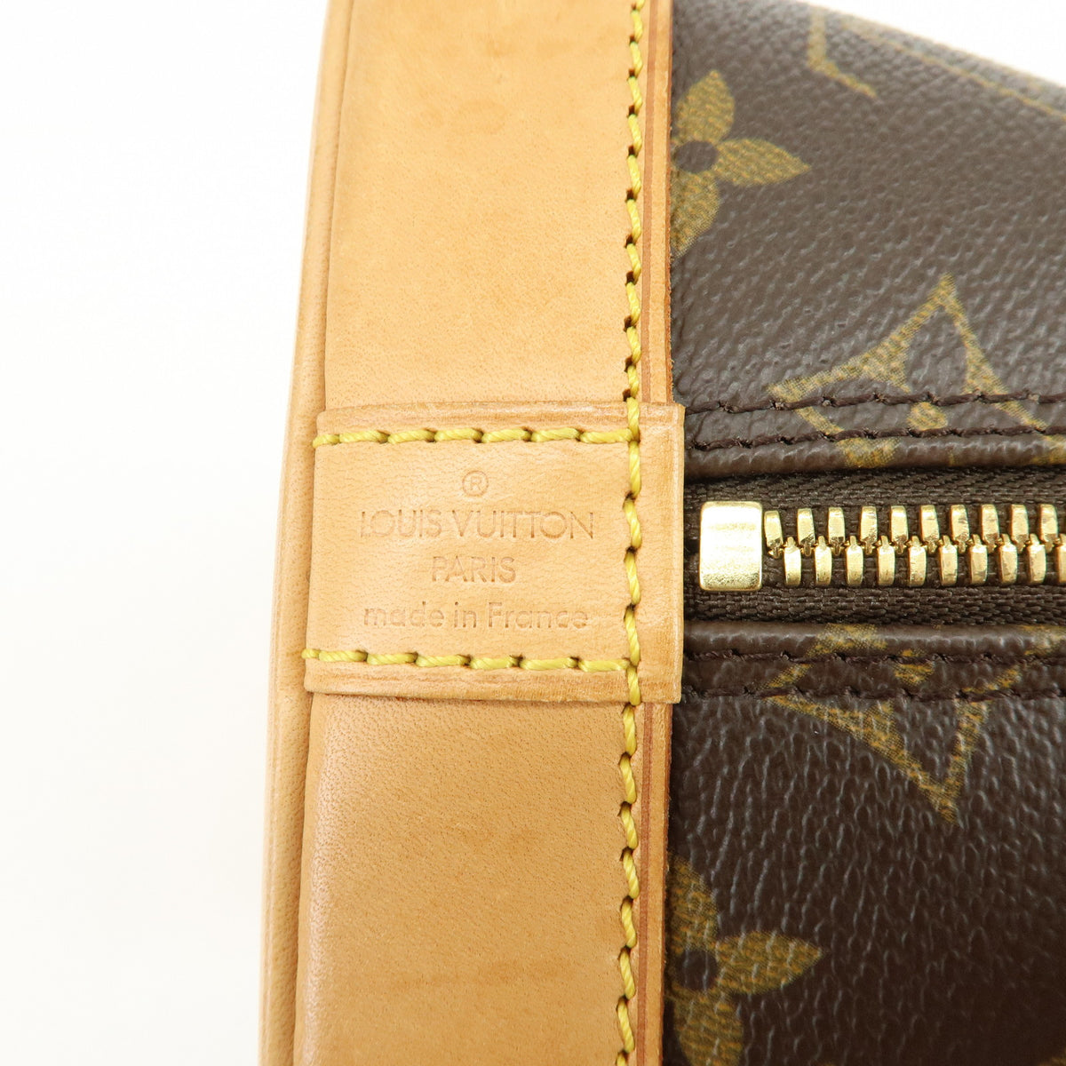Louis Vuitton Monogram Alma PM Hand Bag Brown M51130