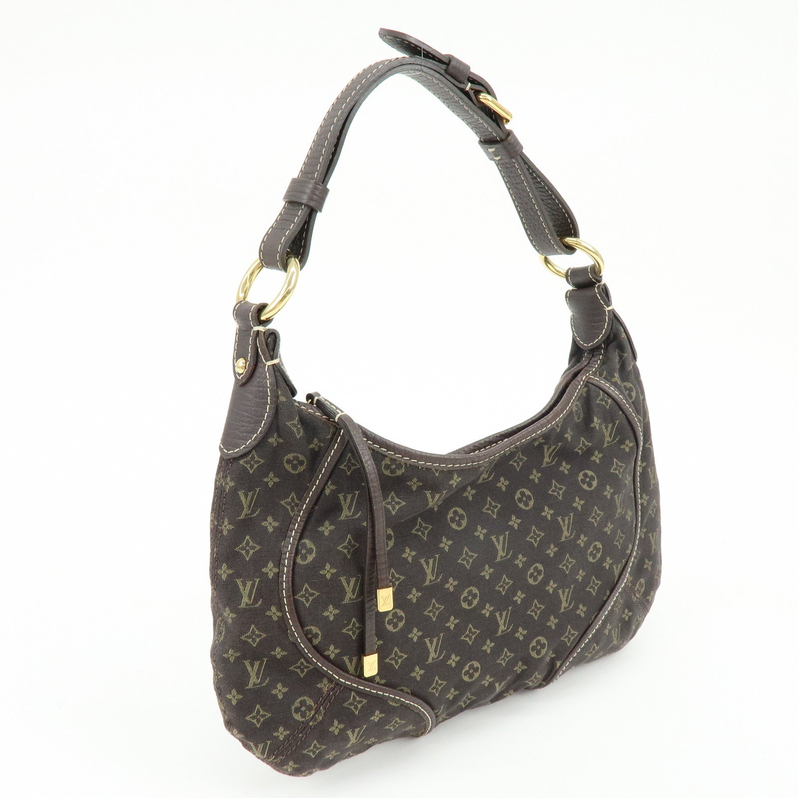 Louis Vuitton Monogram Mini Lin Manon PM Shoulder Bag Ebene M95621