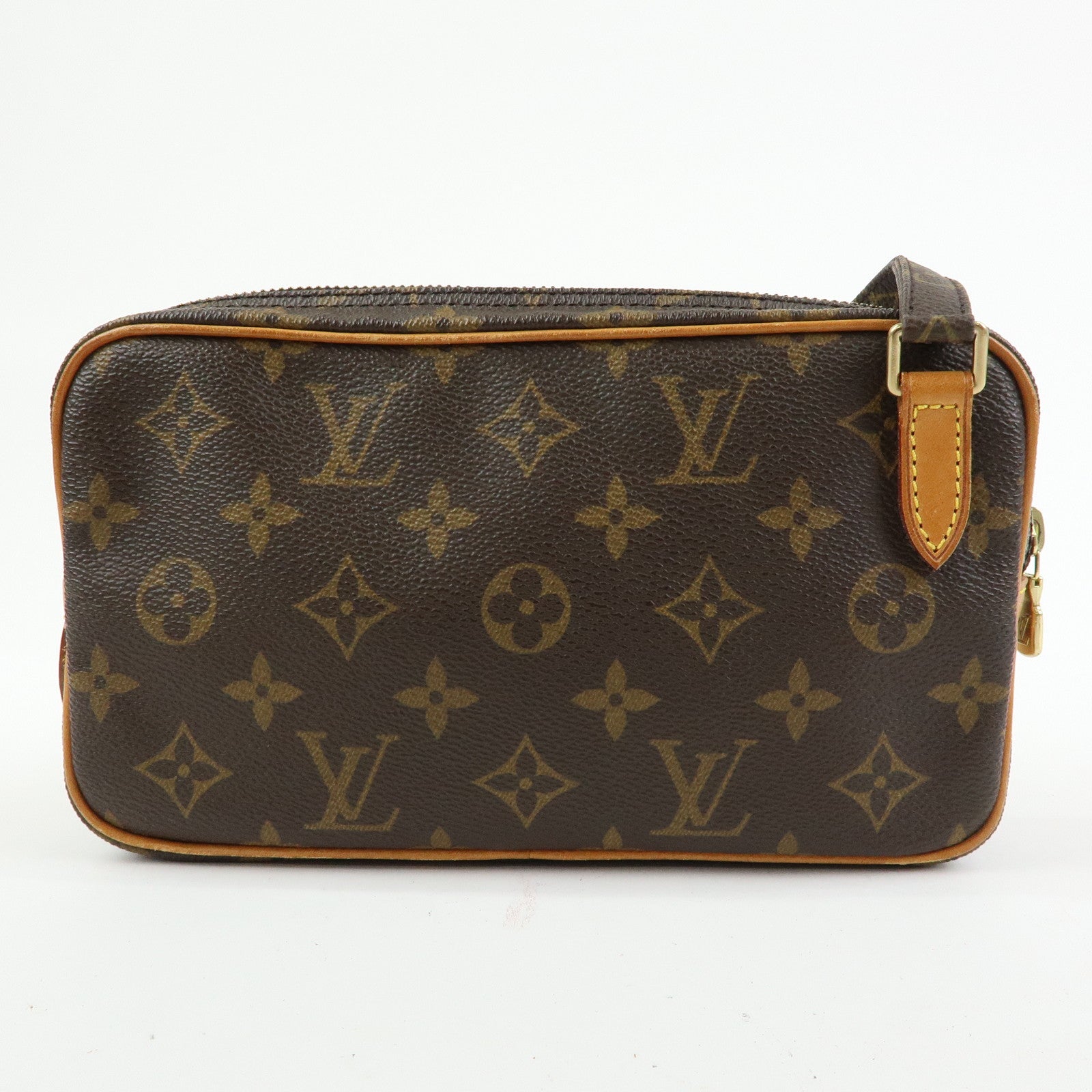 Louis Vuitton Monogram Pochette Marly Bandouliere Bag Brown M51828