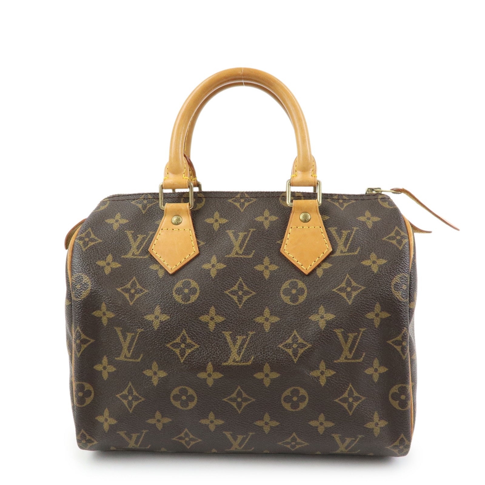 Louis Vuitton Monogram Speedy 25 Boston Bag Hand Bag Brown M41528