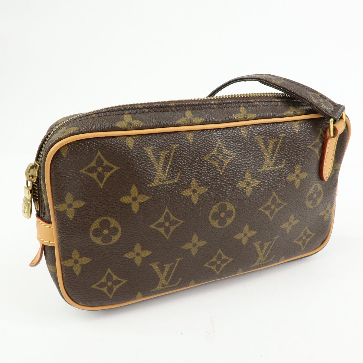 Louis Vuitton Monogram Pochette Marly Bandouliere Bag Brown M51828
