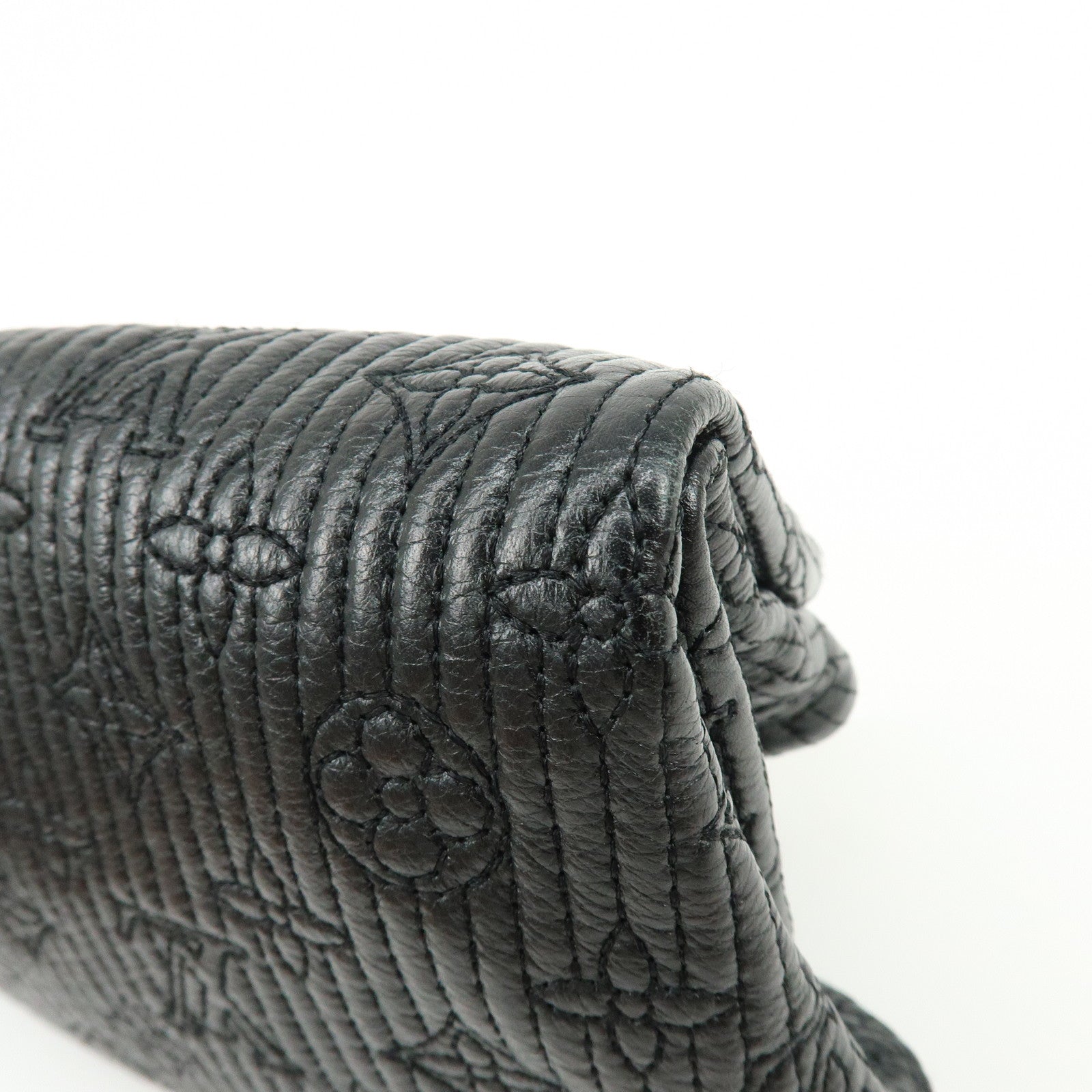 Louis Vuitton Monogram Motard Pochette Altair Clutch Bag Noir M40495