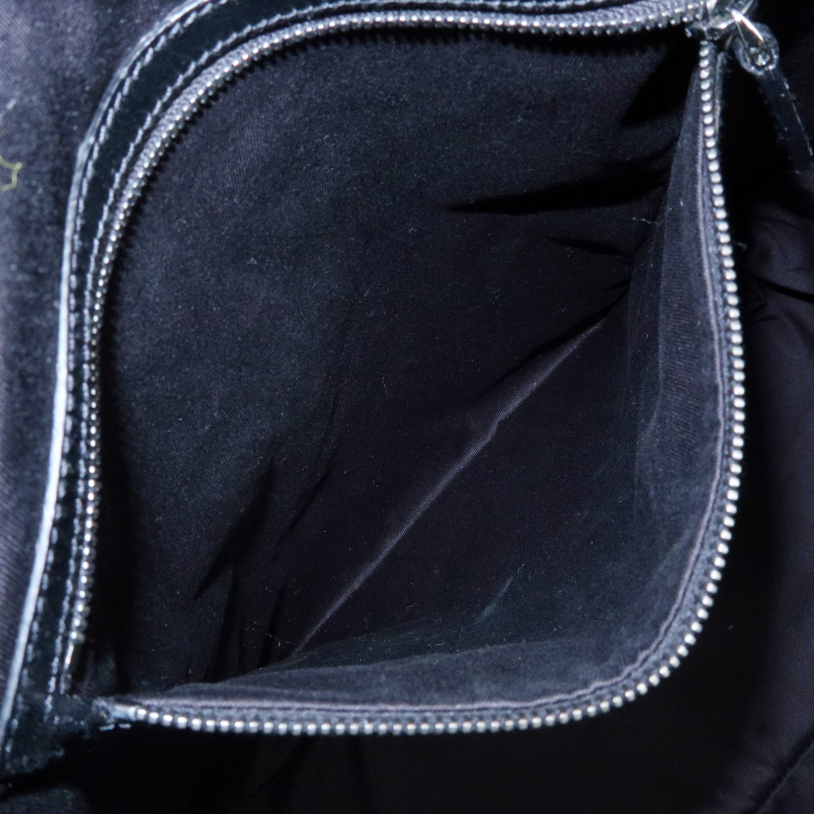 GUCCI GG Canvas Leather Shoulder Bag Tote Bag Black 109141