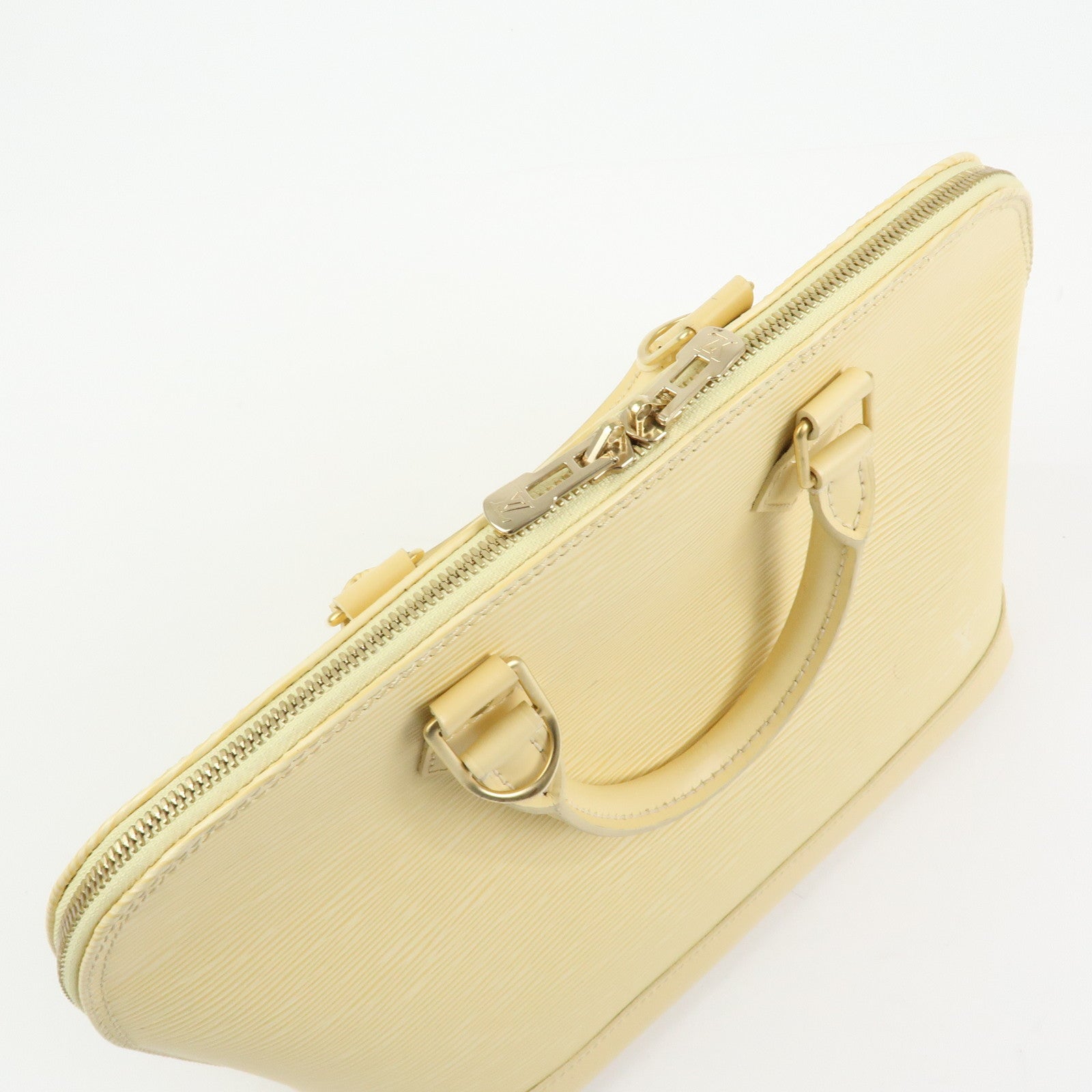 Louis Vuitton Alma Epi Leather Hand Bag Vanilla M5214A