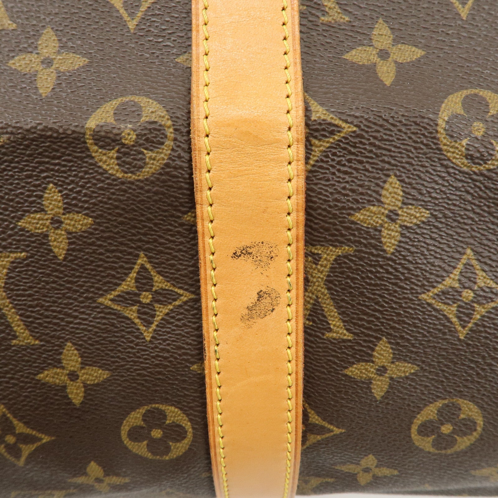 Louis Vuitton Monogram Keep All Bandouliere 55 Bag Brown M41414 Used