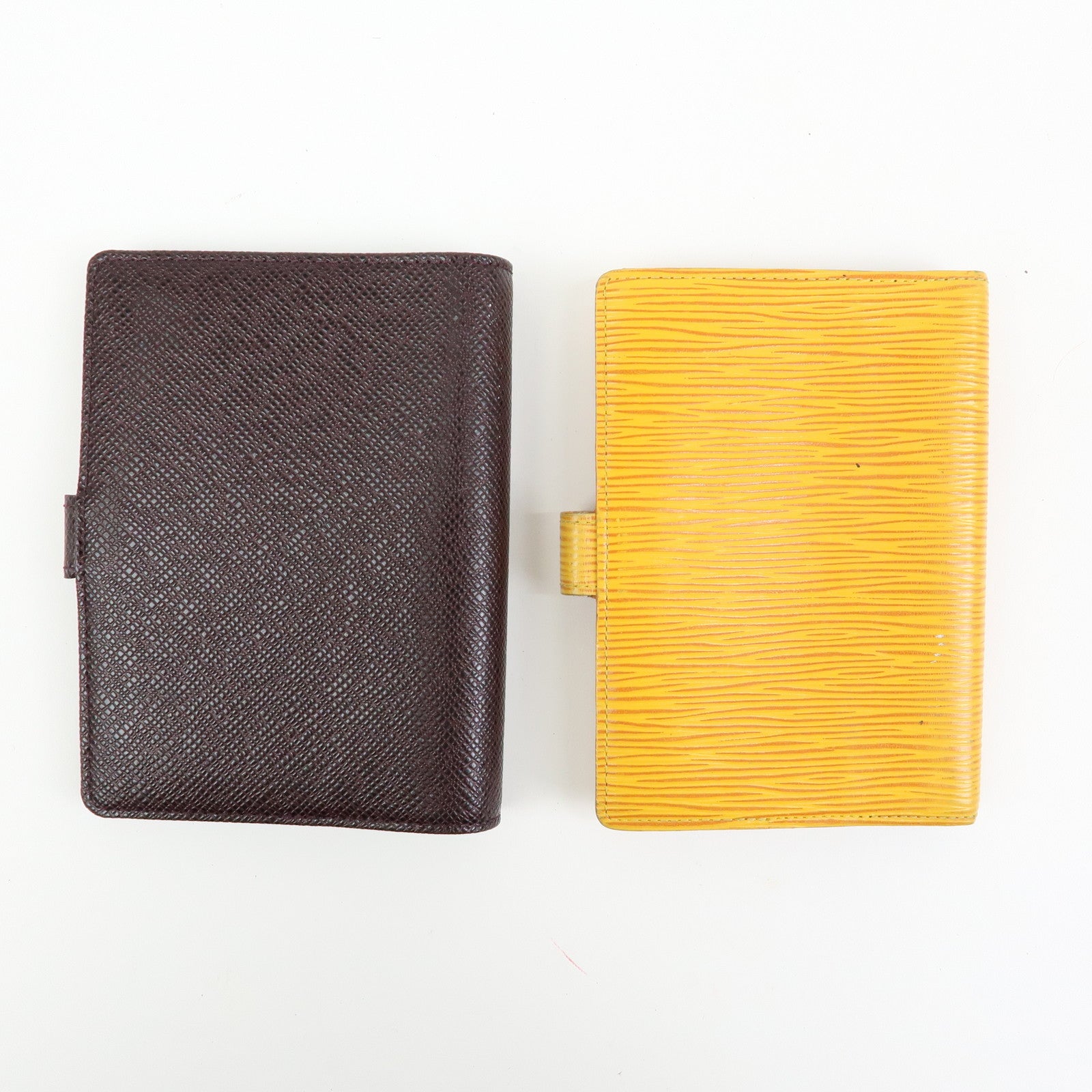 Louis Vuitton Set of 2 Epi Taiga Planner Cover R20059 R20416