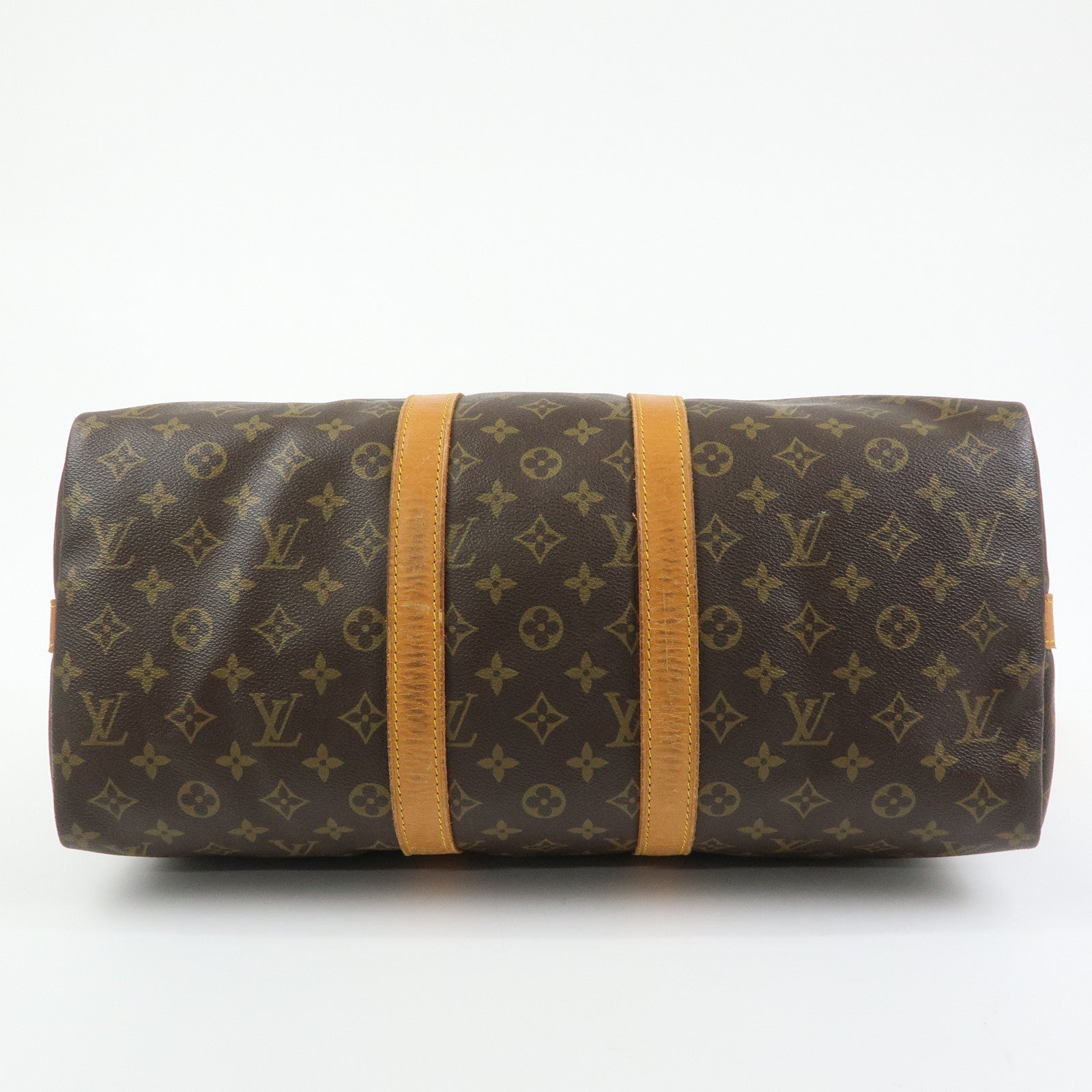 Louis Vuitton Monogram Keep All Bandouliere 45 Boston Bag M41418