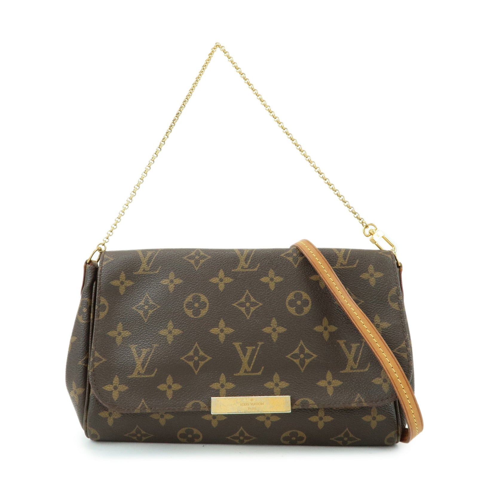 Louis Vuitton Monogram Favorite PM 2Way Shoulder Bag Brown M40717