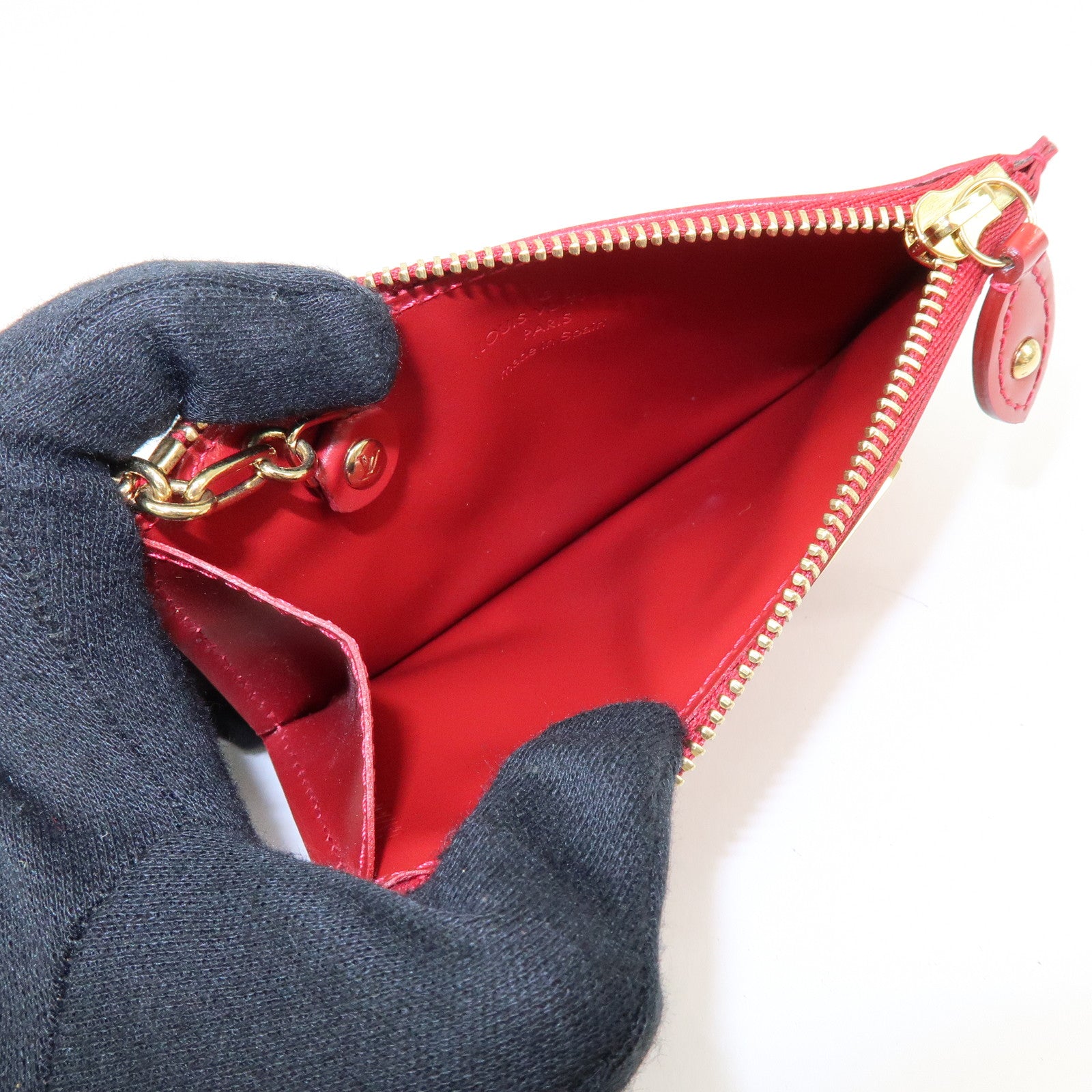 Louis Vuitton Monogram Vernis Pochette Cles NM Coin Case M93559