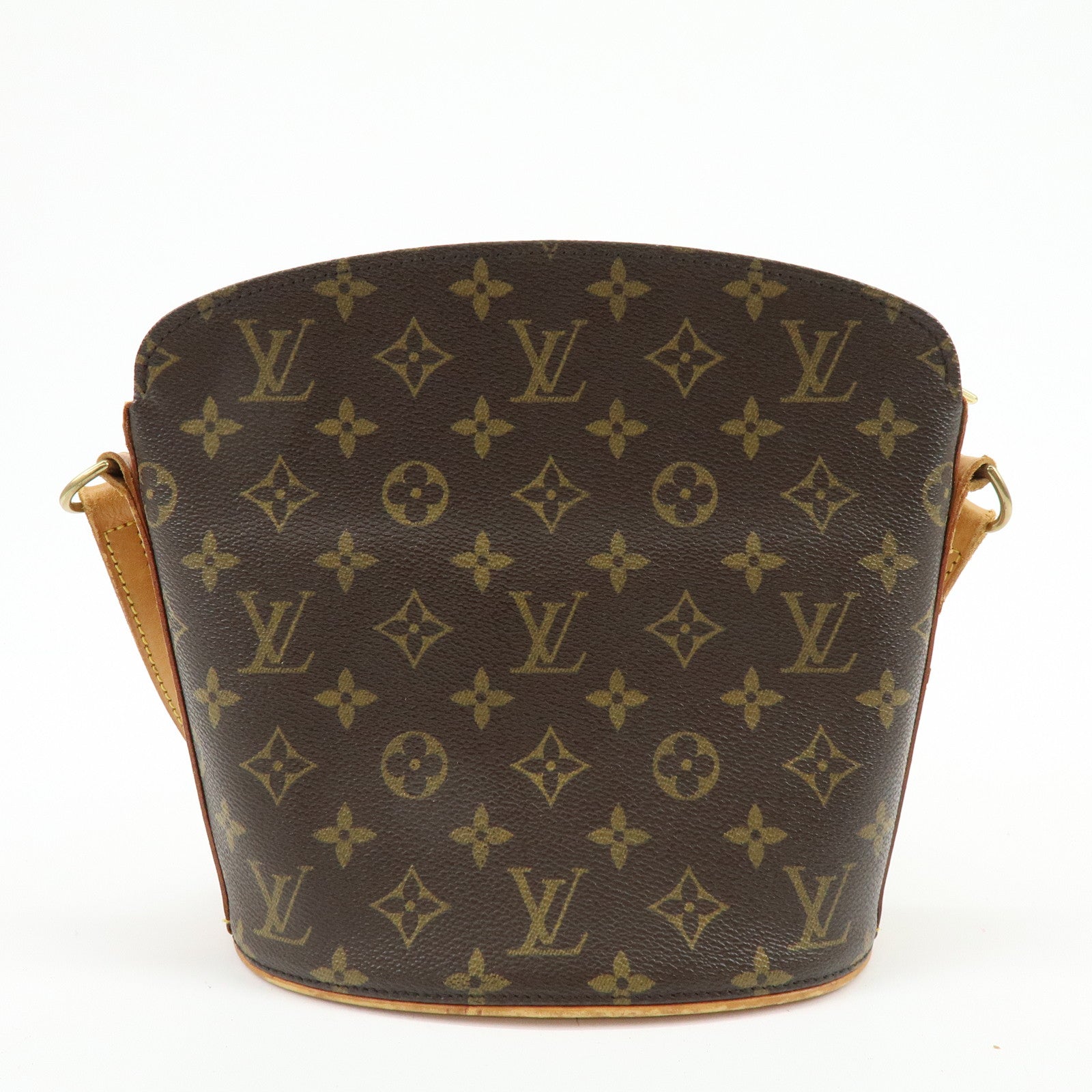 Louis Vuitton Monogram Drouot Crossbody Shoulder Bag Brown M51290
