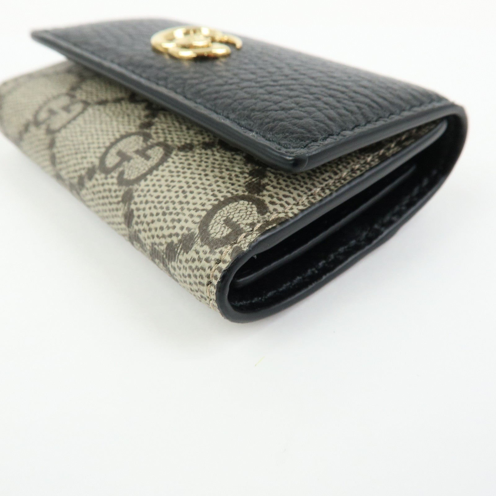 GUCCI GG Marmont Double G Leather 6 Ring Key Case Key Holder 456118
