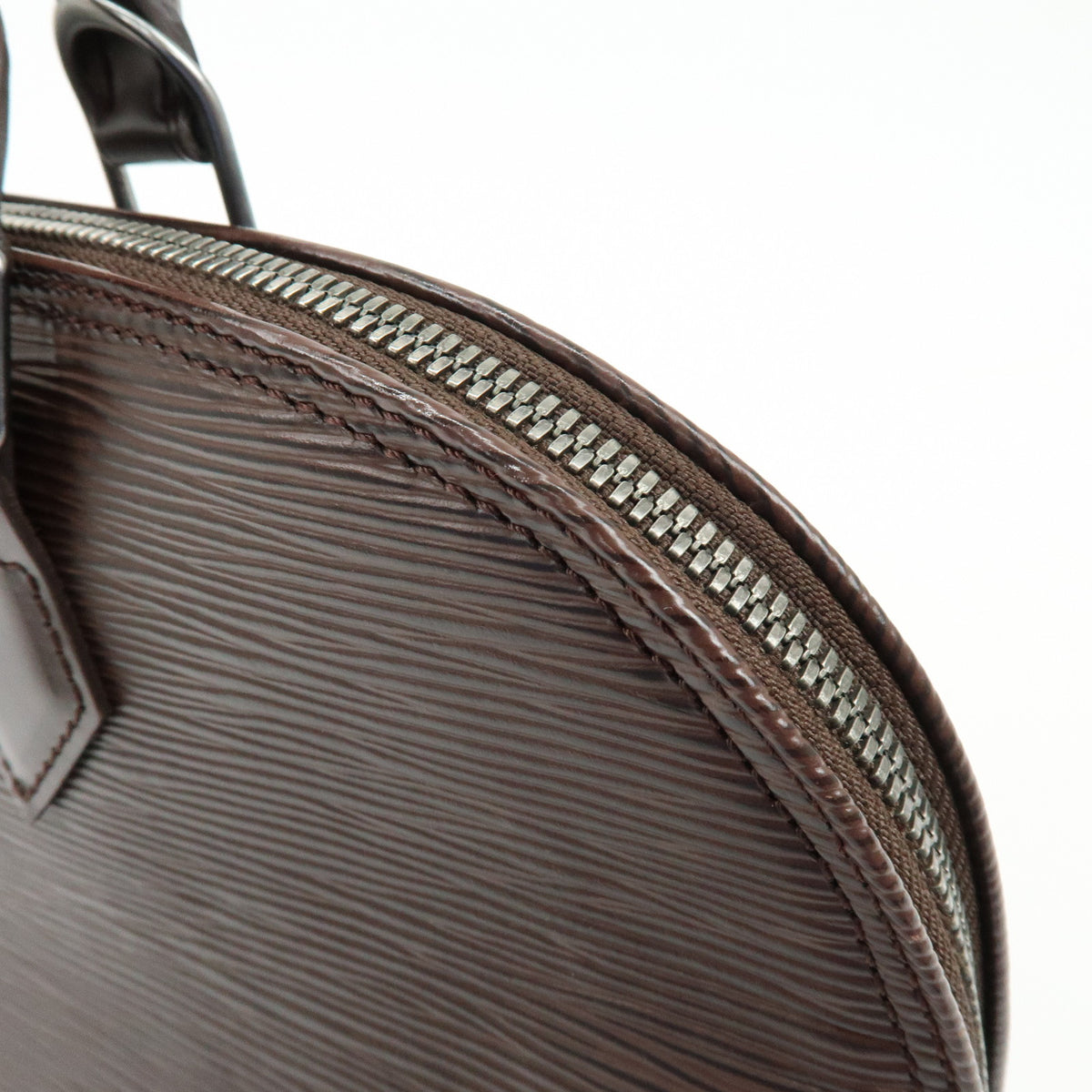 Louis Vuitton Epi Alma Leather Hand Bag Moca M5280D