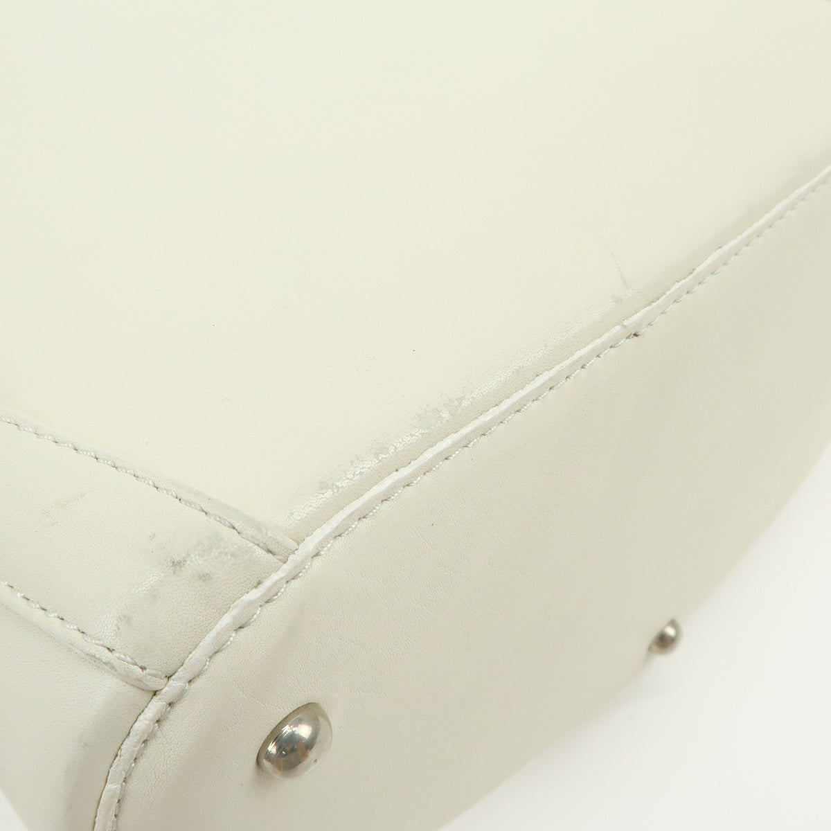 LOEWE Anton Leather Backpack Rucksack Ivory