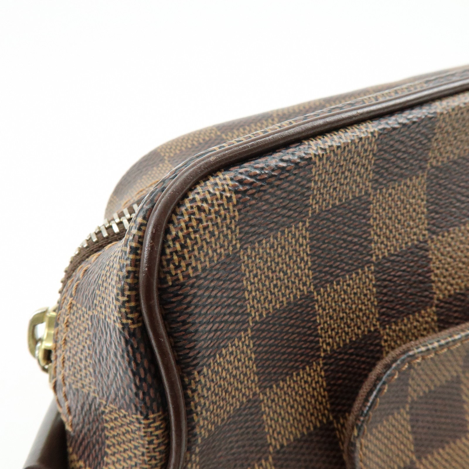 Louis Vuitton Damier Olaf PM Crossbody Shoulder Bag Brown N41442