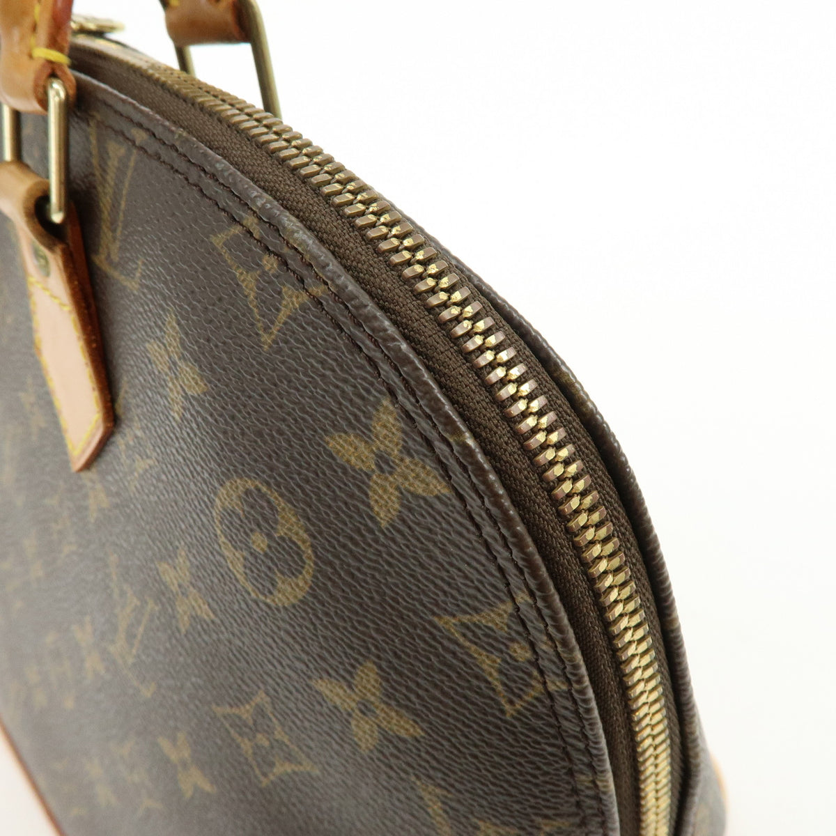 Louis Vuitton Monogram Alma PM Hand Bag Brown M51130