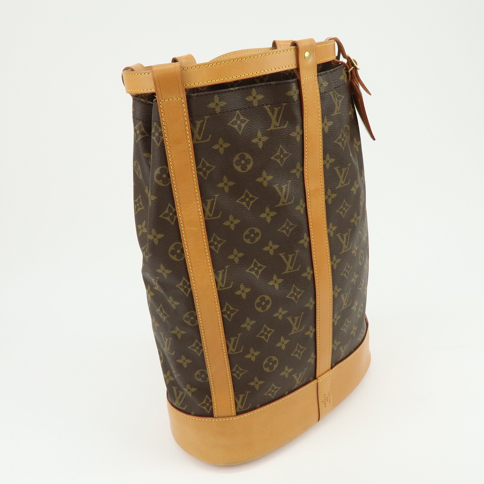 Louis Vuitton Monogram Randonnee GM Shoulder Bag Brown M42244
