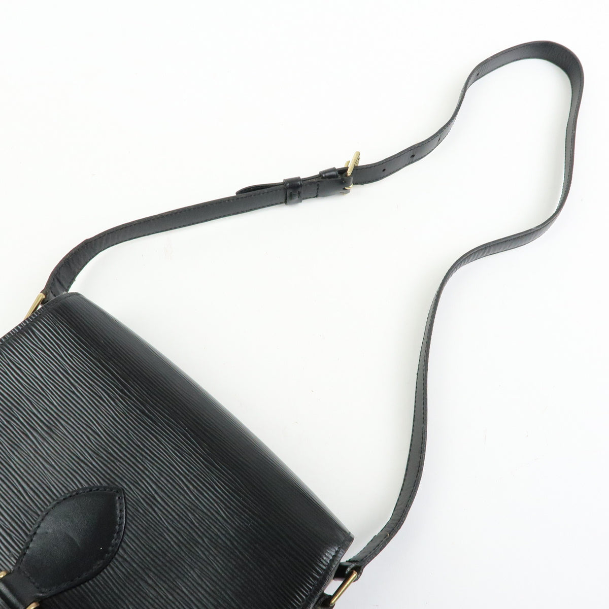 Louis Vuitton Epi Saint Cloud Shoulder Bag Black Noir M52192