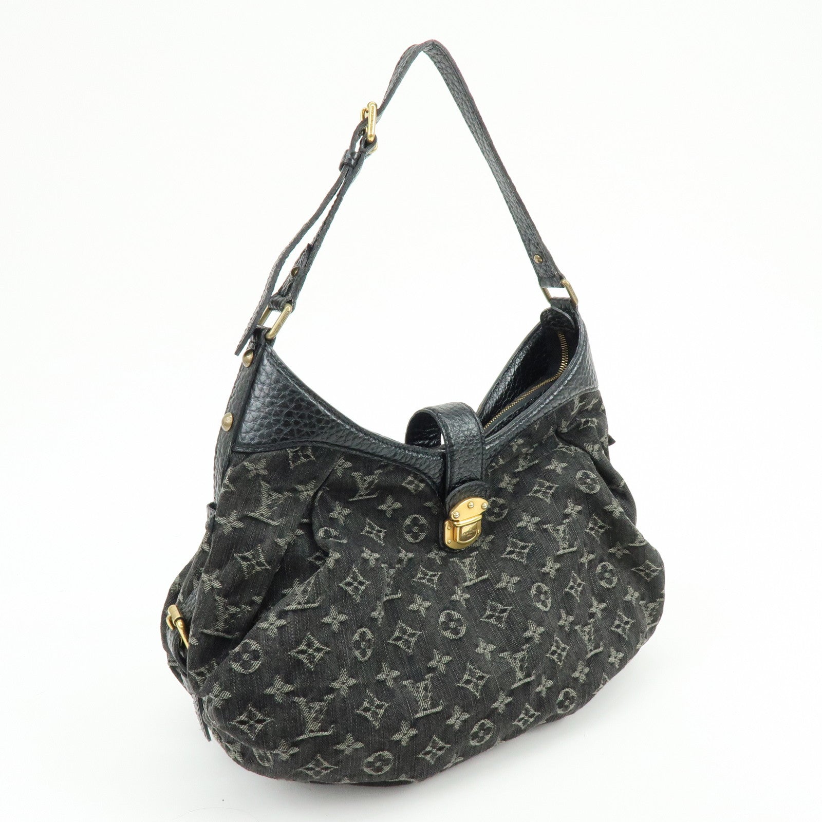 Louis Vuitton Monogram Denim XS Shoulder Crossbody Bag Noir M95608