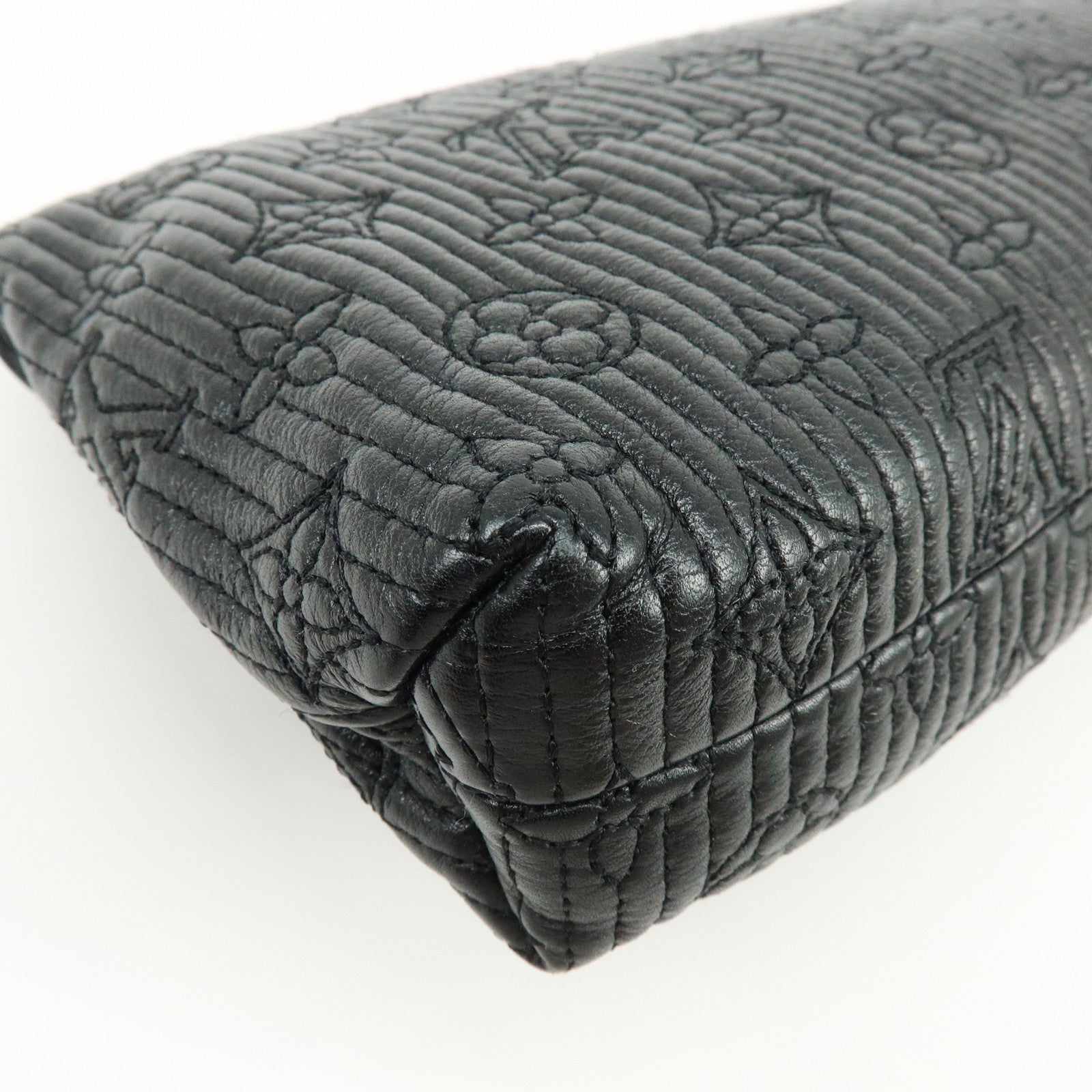 Louis Vuitton Monogram Motard Pochette Altair Clutch Bag Noir M40495