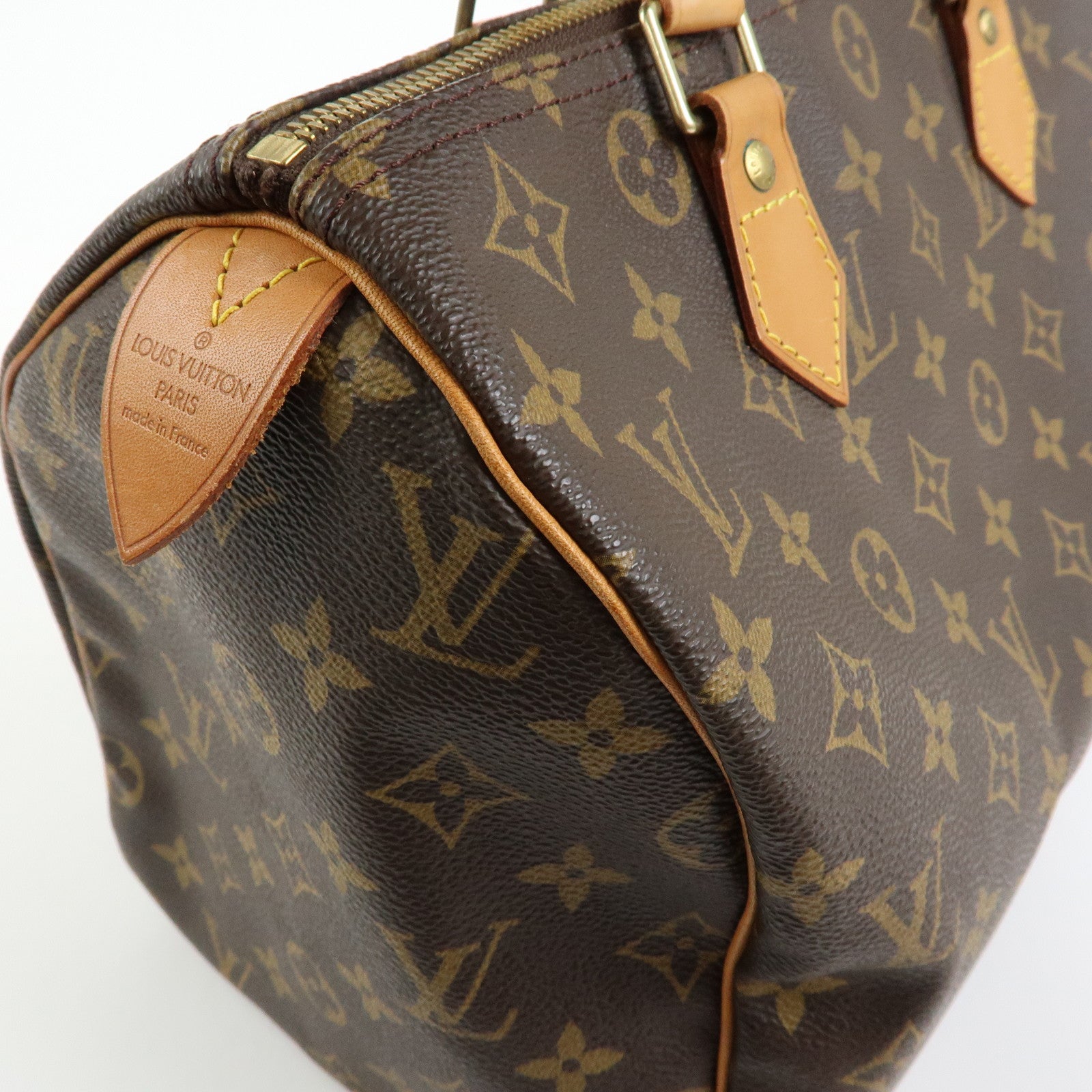 Louis Vuitton Monogram Speedy 30 Boston Bag Hand Bag Brown M41526