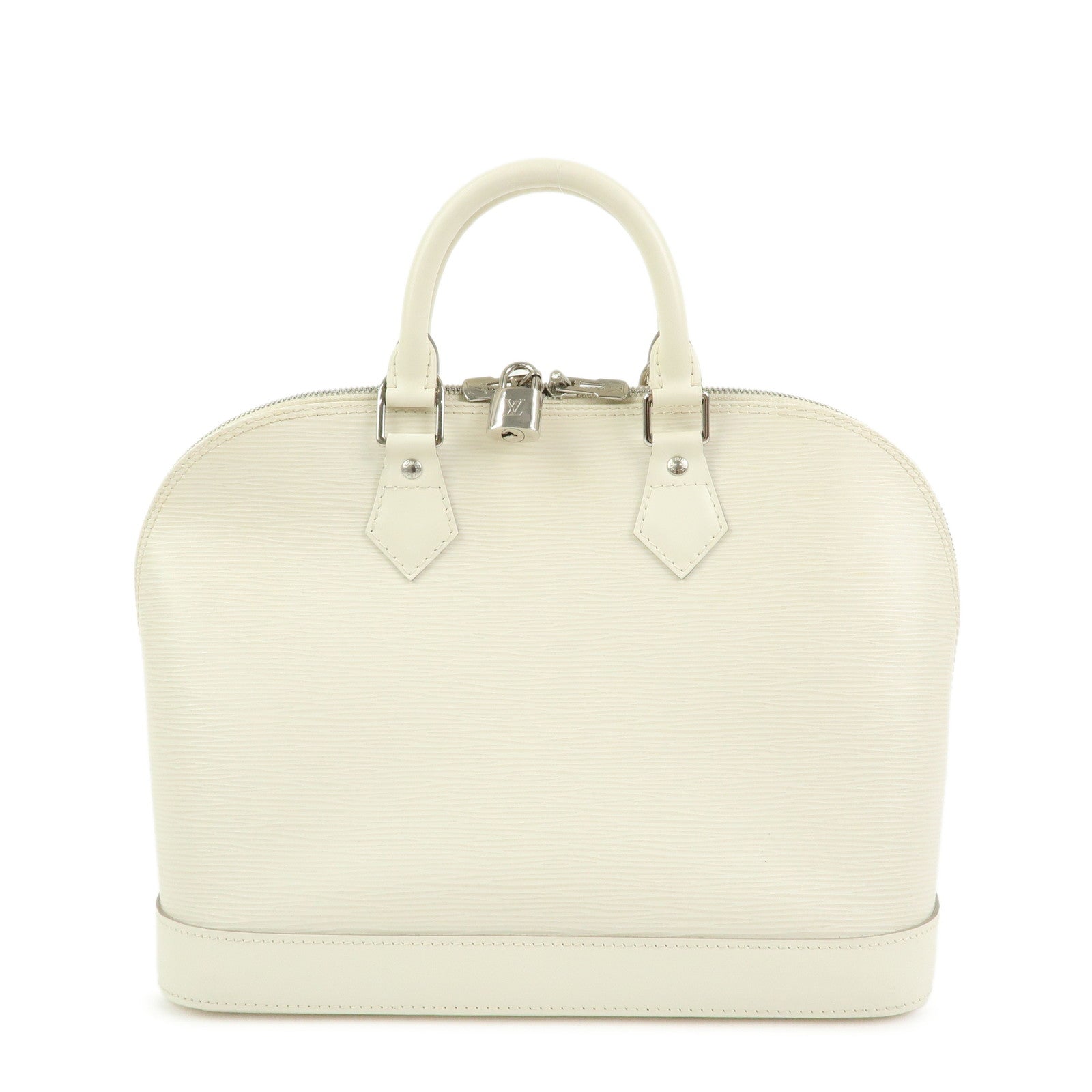 Louis Vuitton Epi Alma PM Hand Bag White Ivoire M5280J