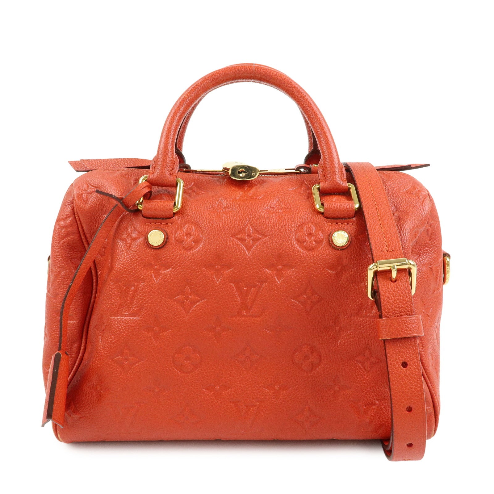 Louis Vuitton Monogram Empreinte Speedy Bandouliere 25 2Way Bag M40758