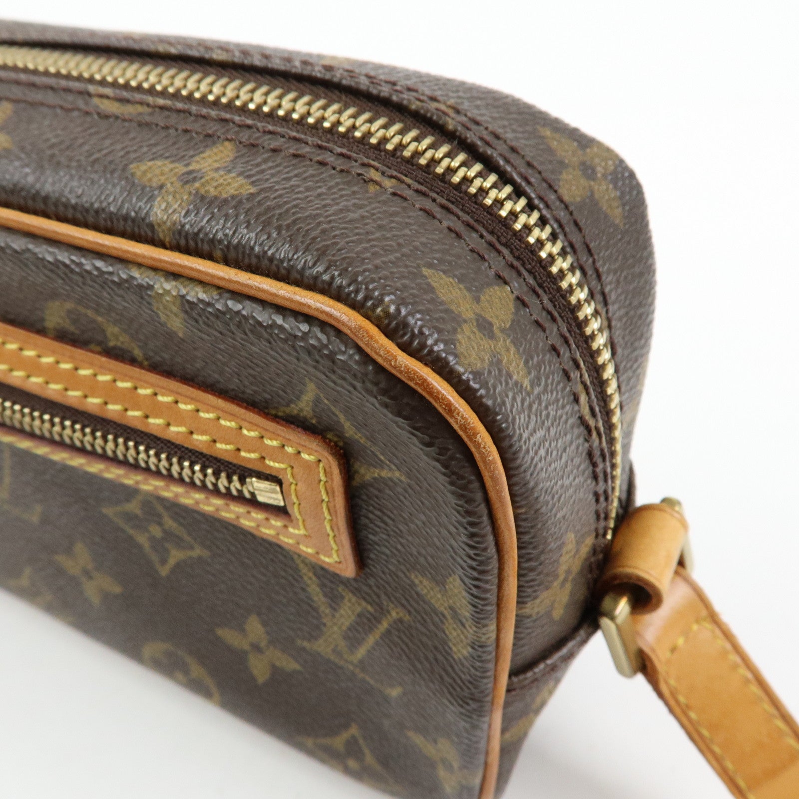 Louis Vuitton Monogram Pochette Cite Shoulder Bag Brown M51183
