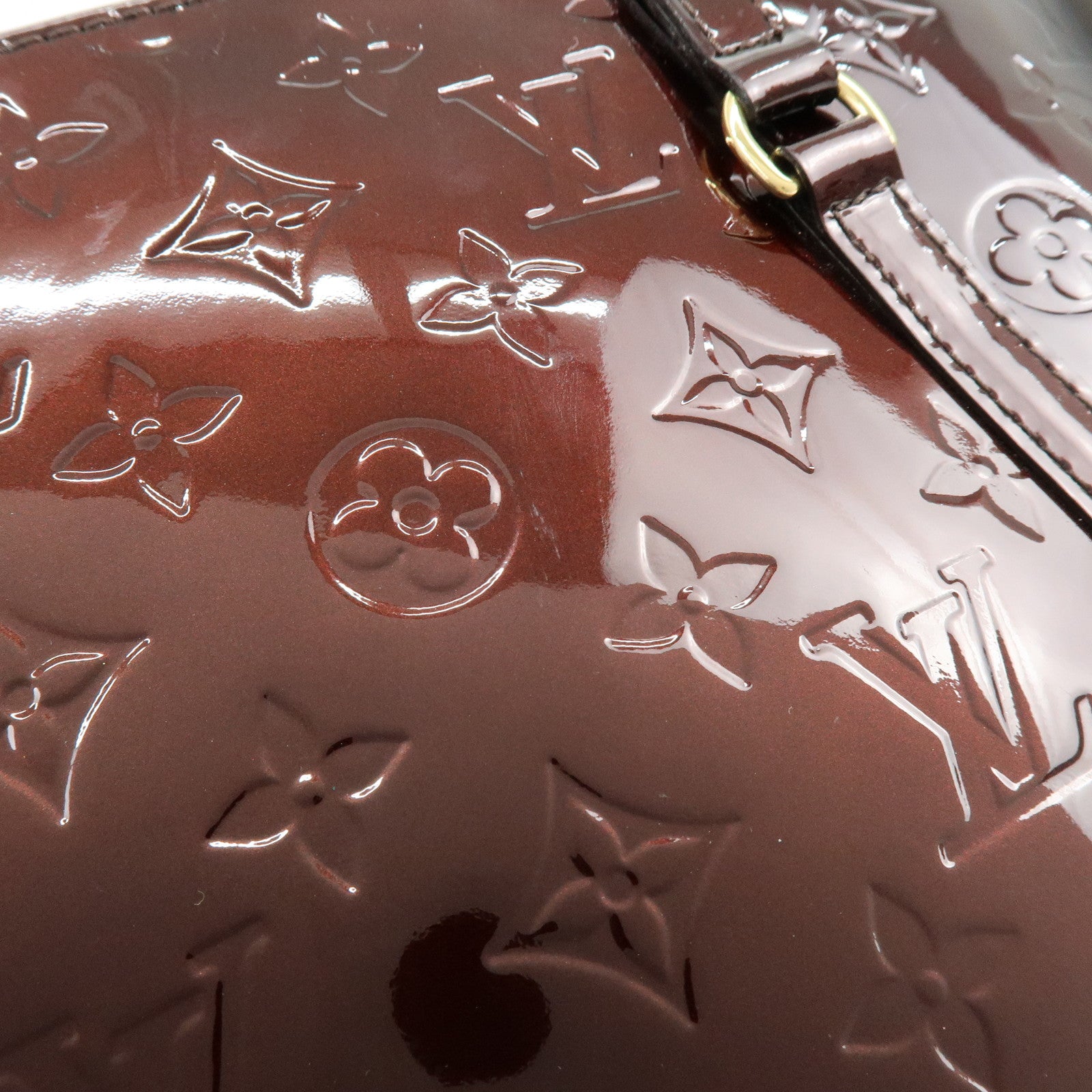 Louis Vuitton Monogram Vernis Avalon MM Tote Bag Amarante M91567