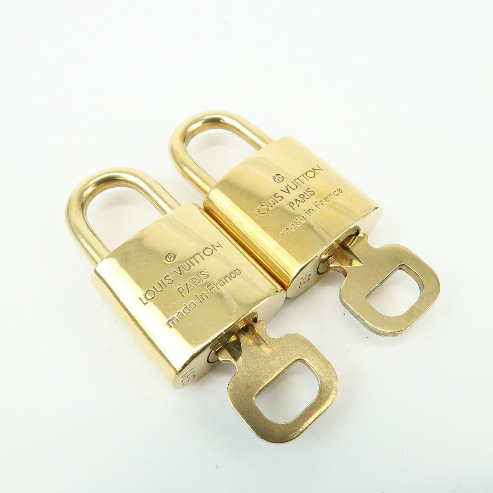 Louis Vuitton Set of 10 Lock & Key Cadena Key Lock