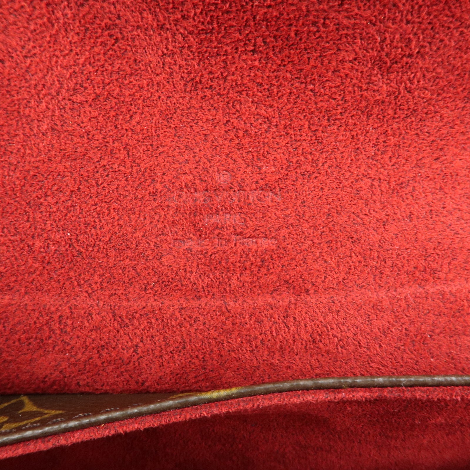 Louis Vuitton Monogram Sonatine Hand Bag Brown M51902