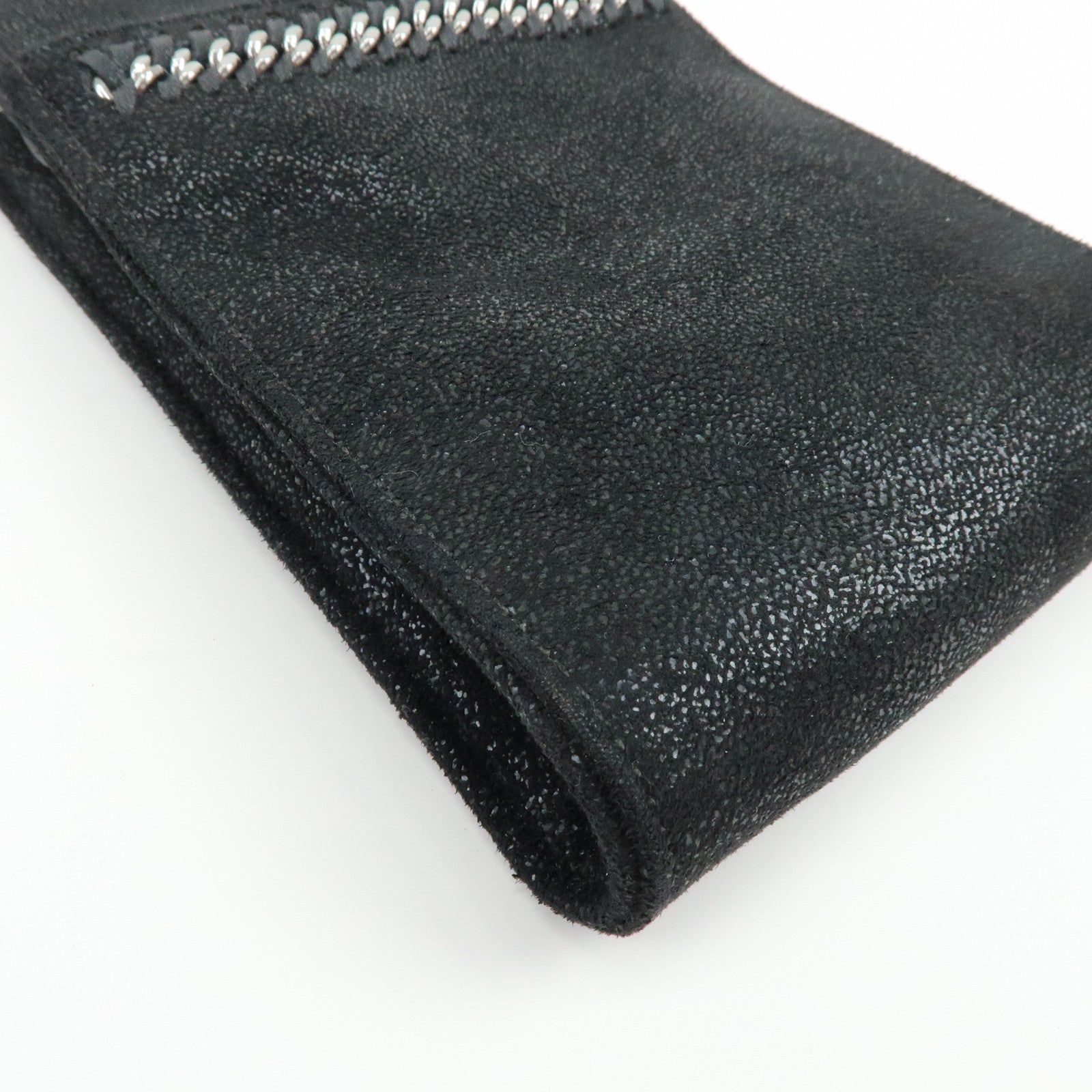 STELLA MCCARTNEY Polyester Chain Shoulder Bag Crossbody Bag Black